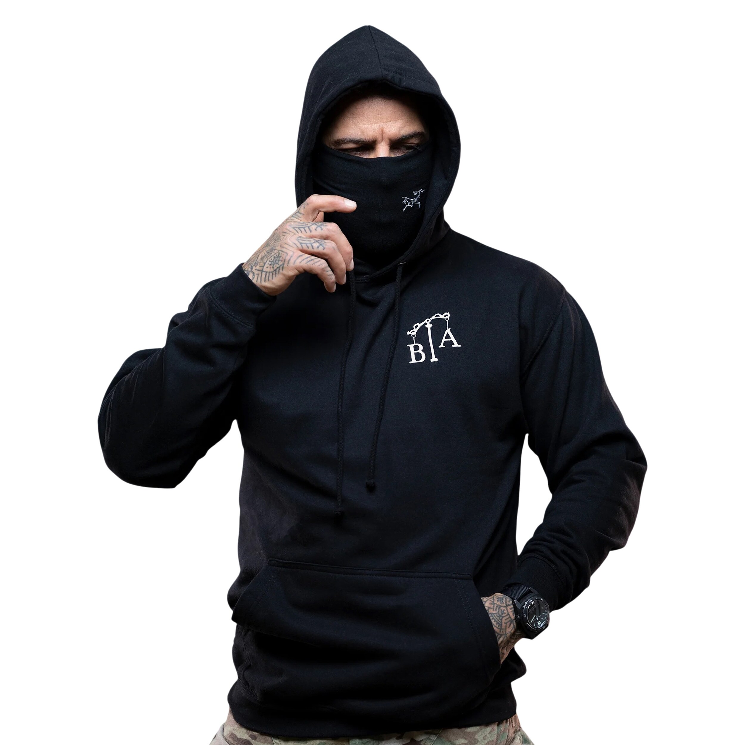 Felpa Brothers in Arms Justicia Hoodie - Black