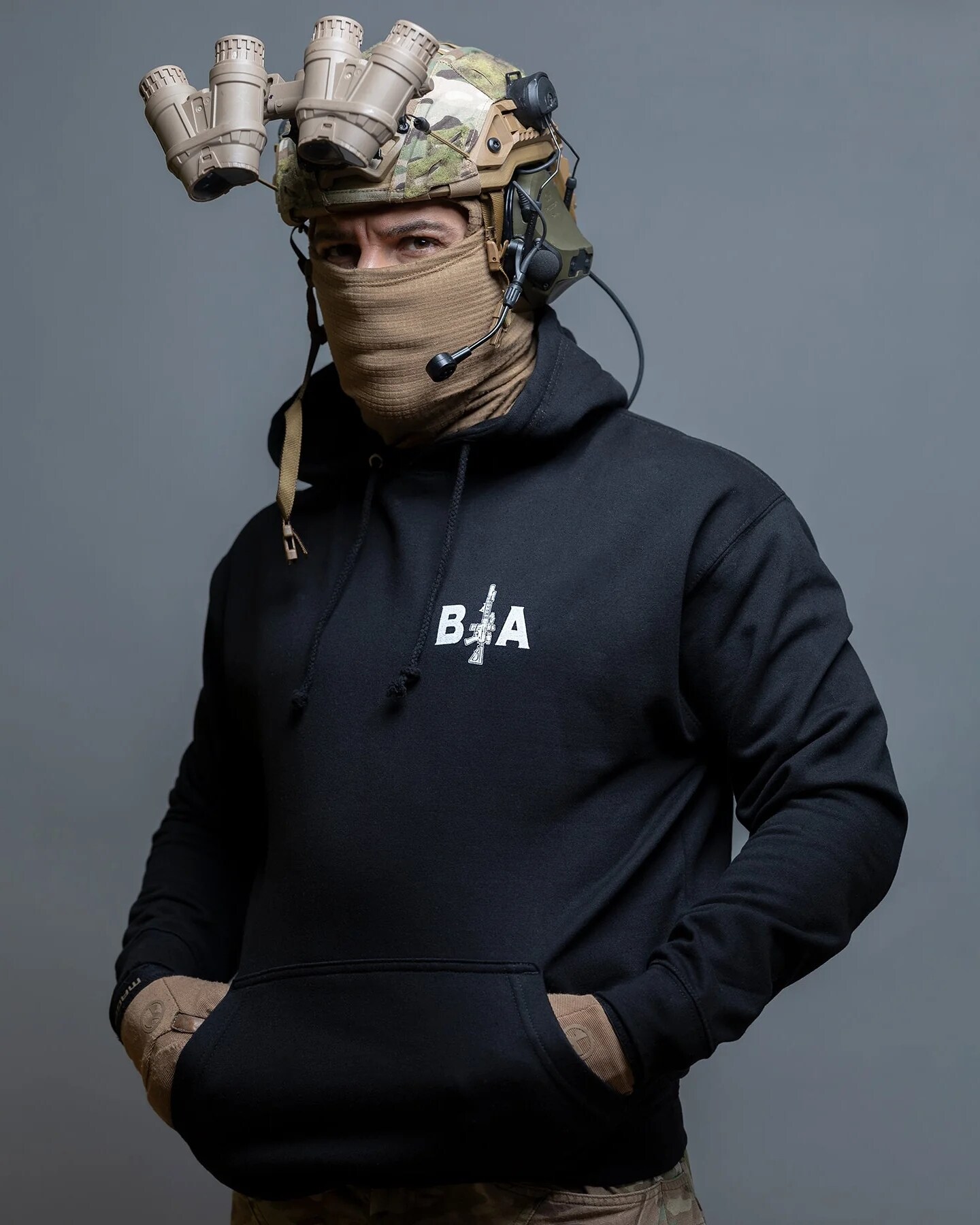 Felpa Brothers in Arms King of Spades Hoodie - Black