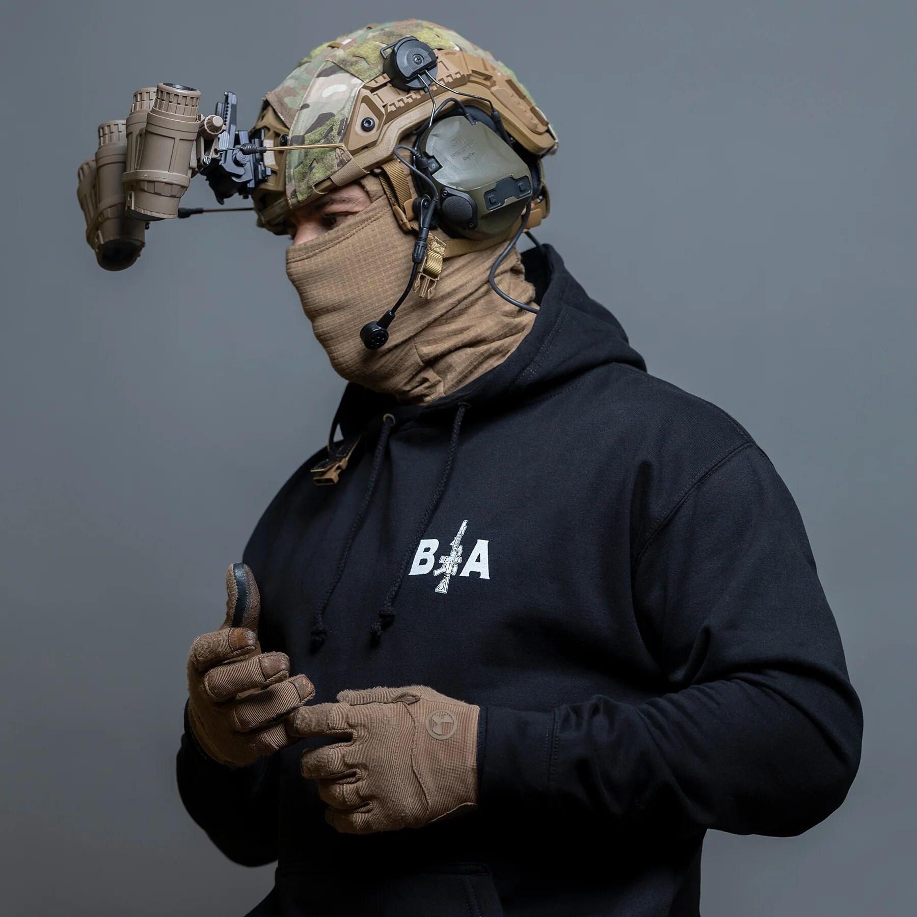 Felpa Brothers in Arms King of Spades Hoodie - Black