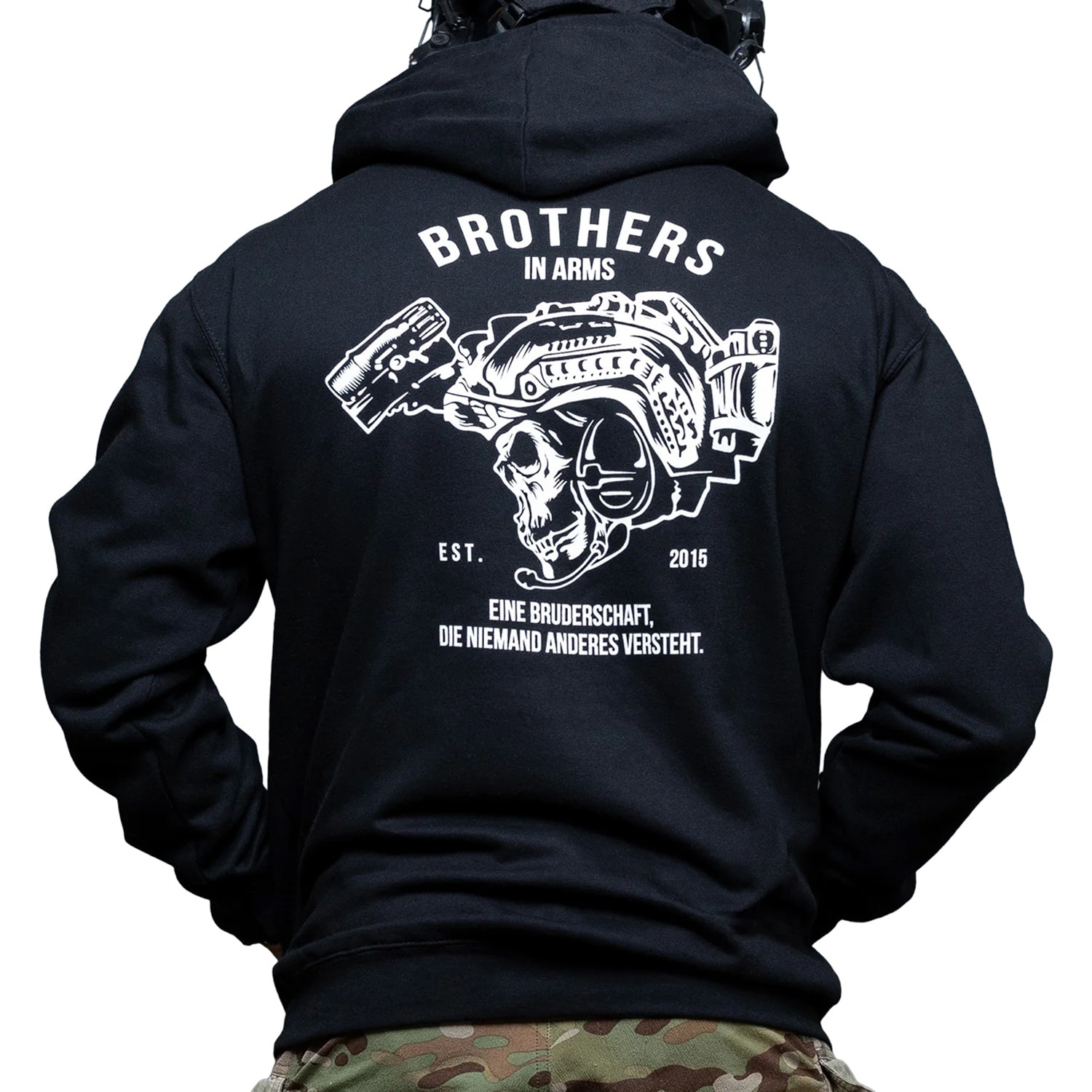 Felpa con cappuccio Brothers in Arms Team Hoodie - Black
