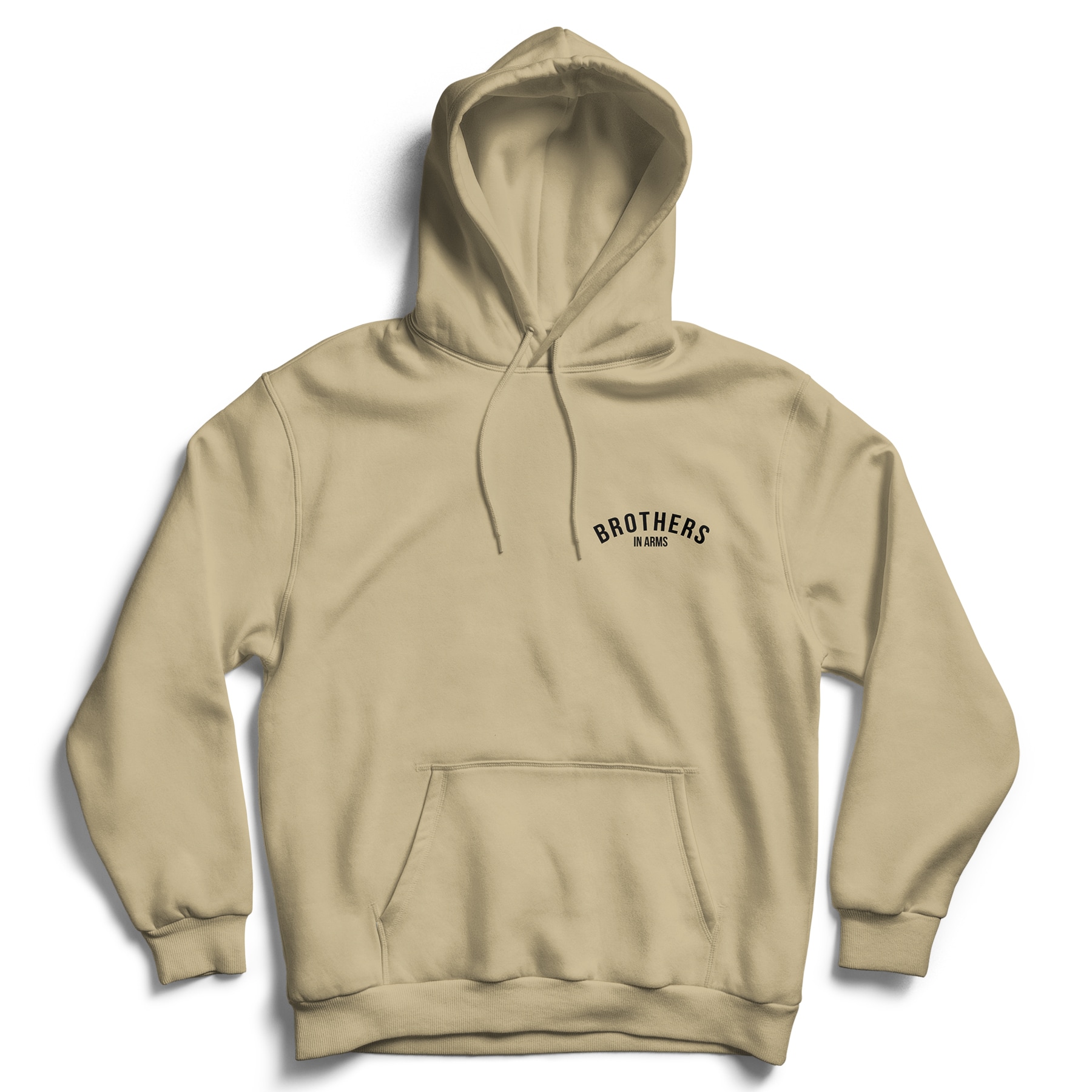 Felpa con cappuccio Brothers in Arms Team Hoodie - Sand