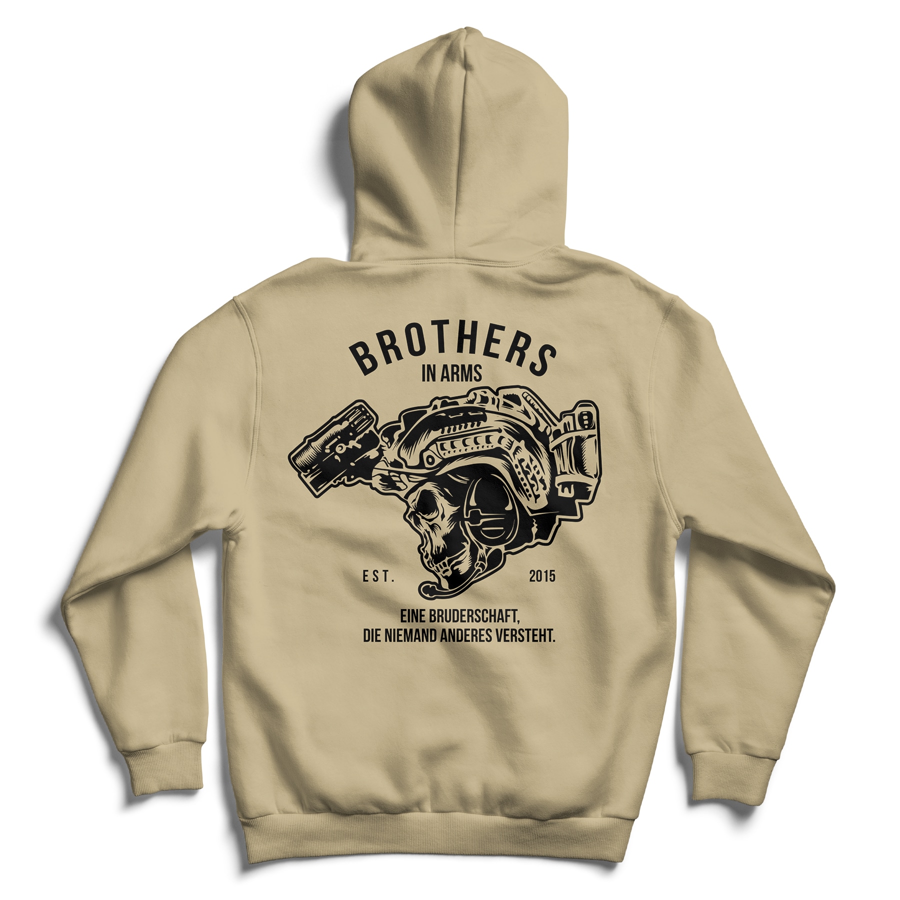 Felpa con cappuccio Brothers in Arms Team Hoodie - Sand