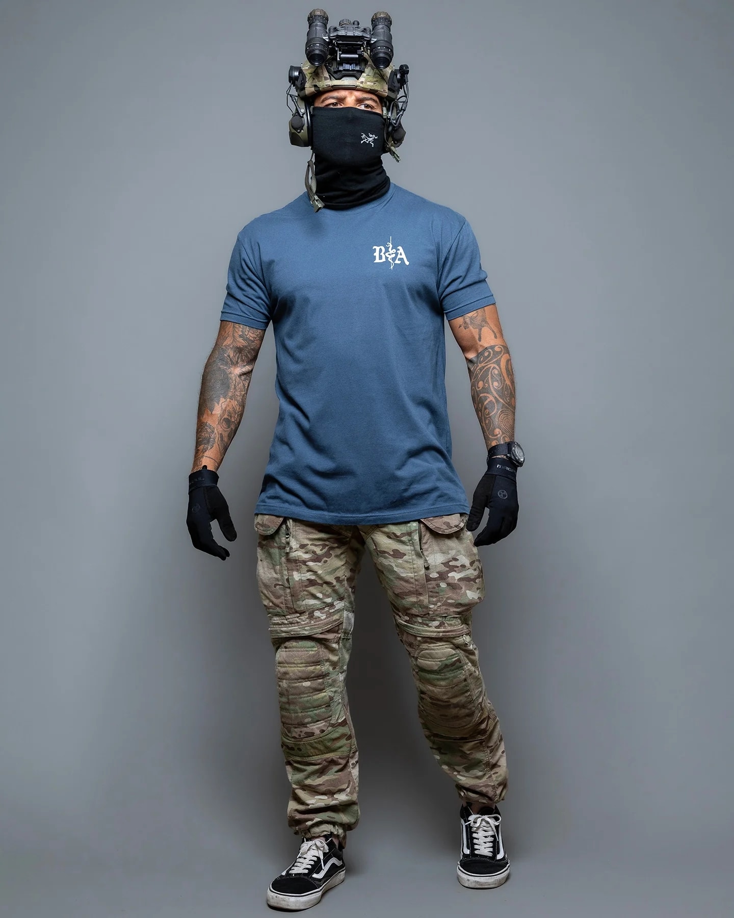 T-shirt Brothers In Arms St. Michael - Indigo