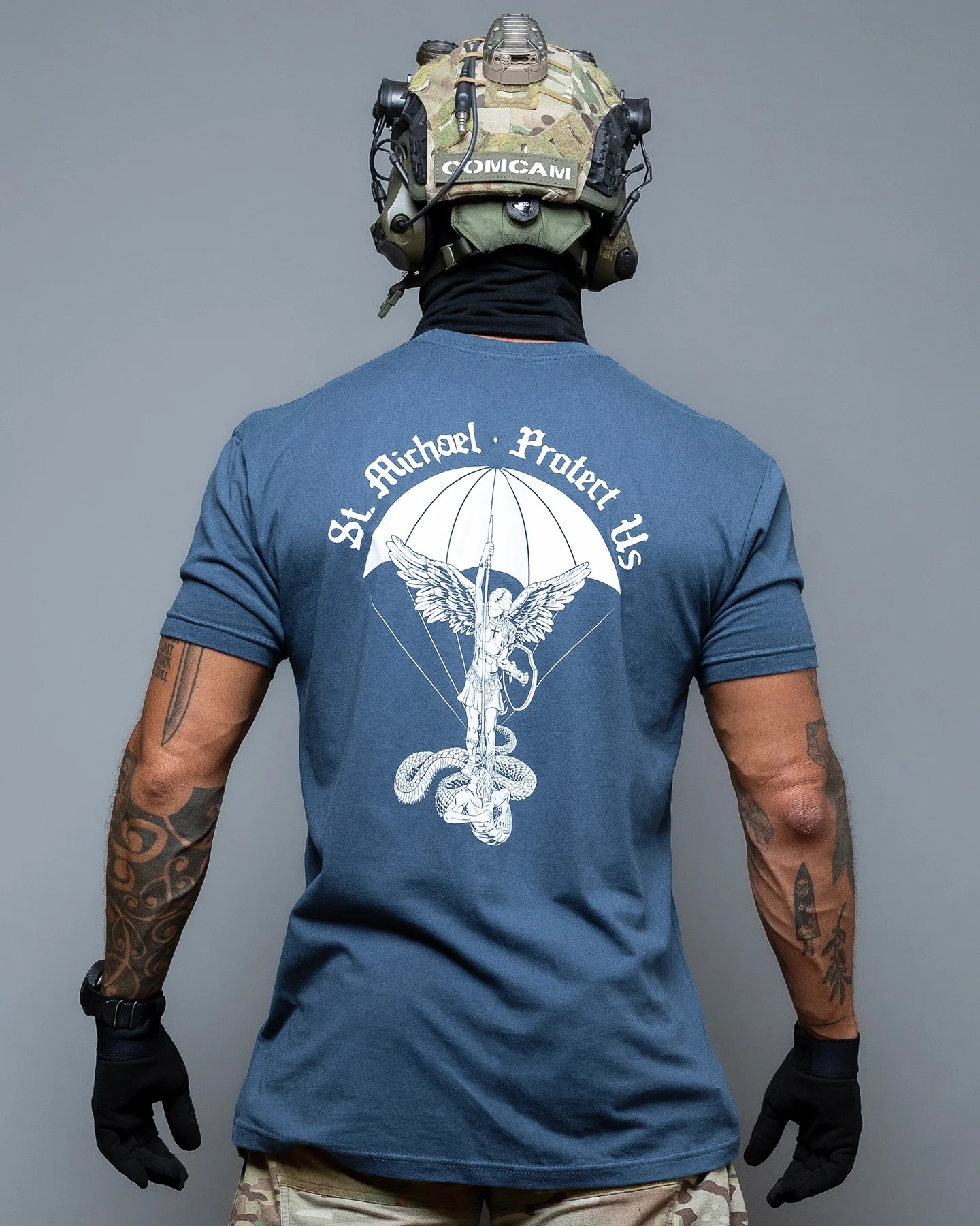 T-shirt Brothers In Arms St. Michael - Indigo