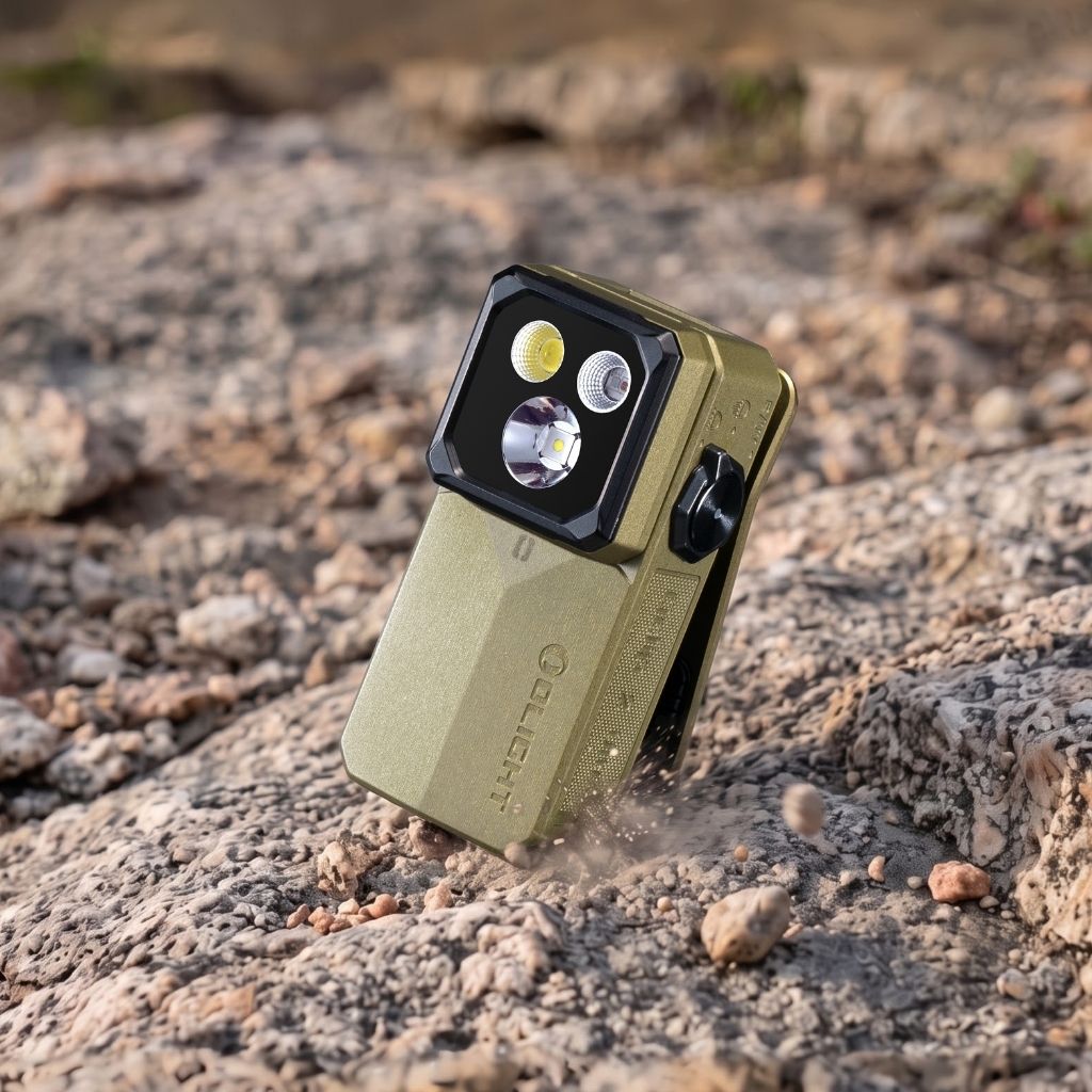 Torcia ricaricabile Olight Oclip 2 Ultra 580 lumen - Olive Green