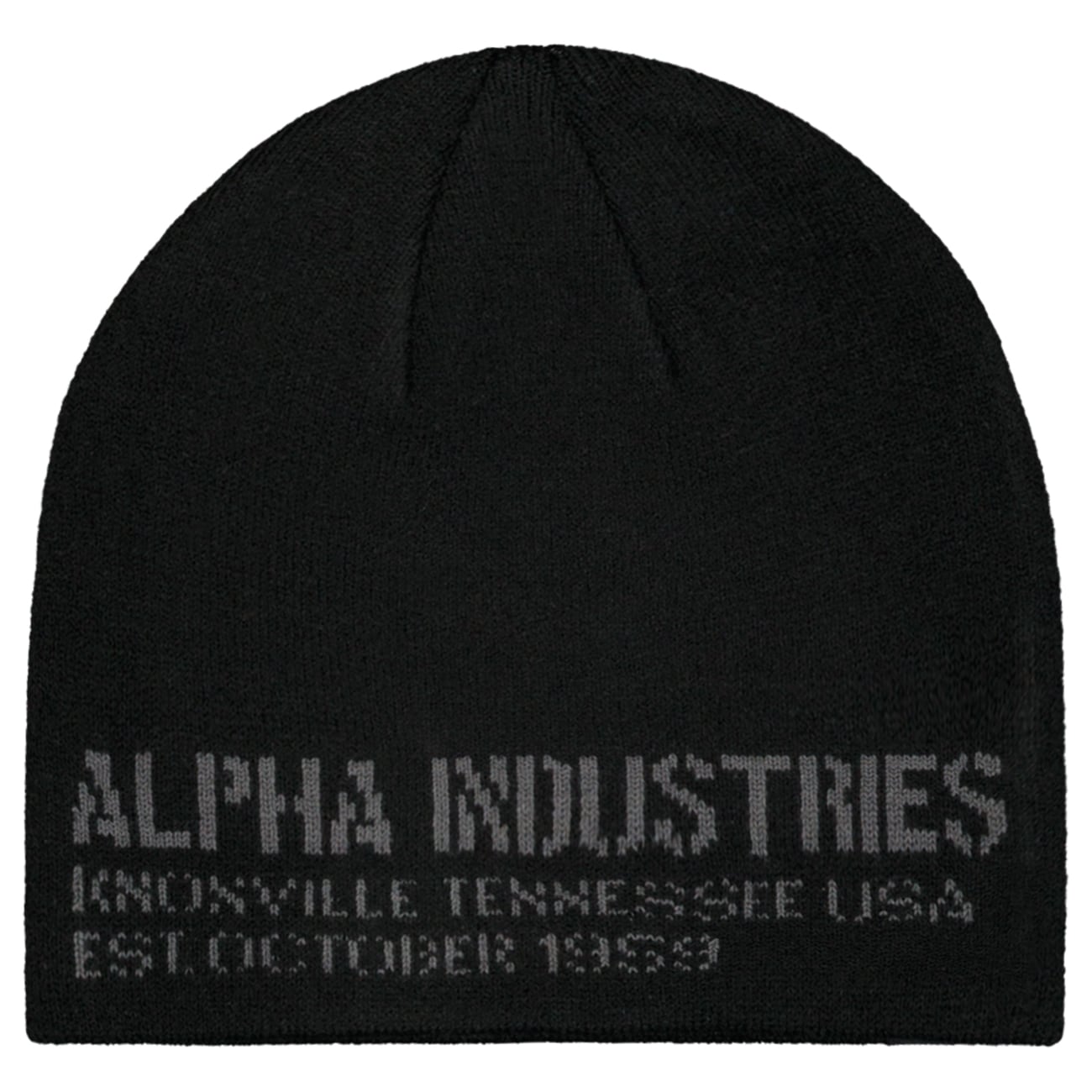 Cappello Alpha Industries Cone Beanie - Black