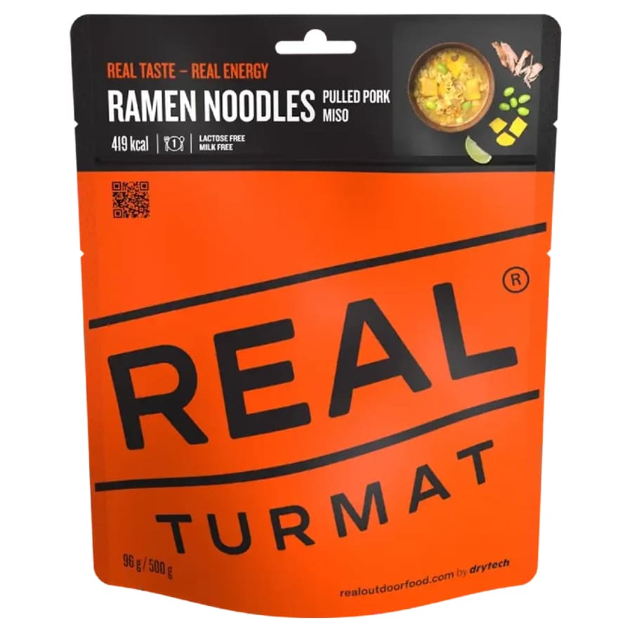 Pasto liofilizzato Real Turmat Ramen con noodles e manzo sfilacciato 96 g/419 kcal