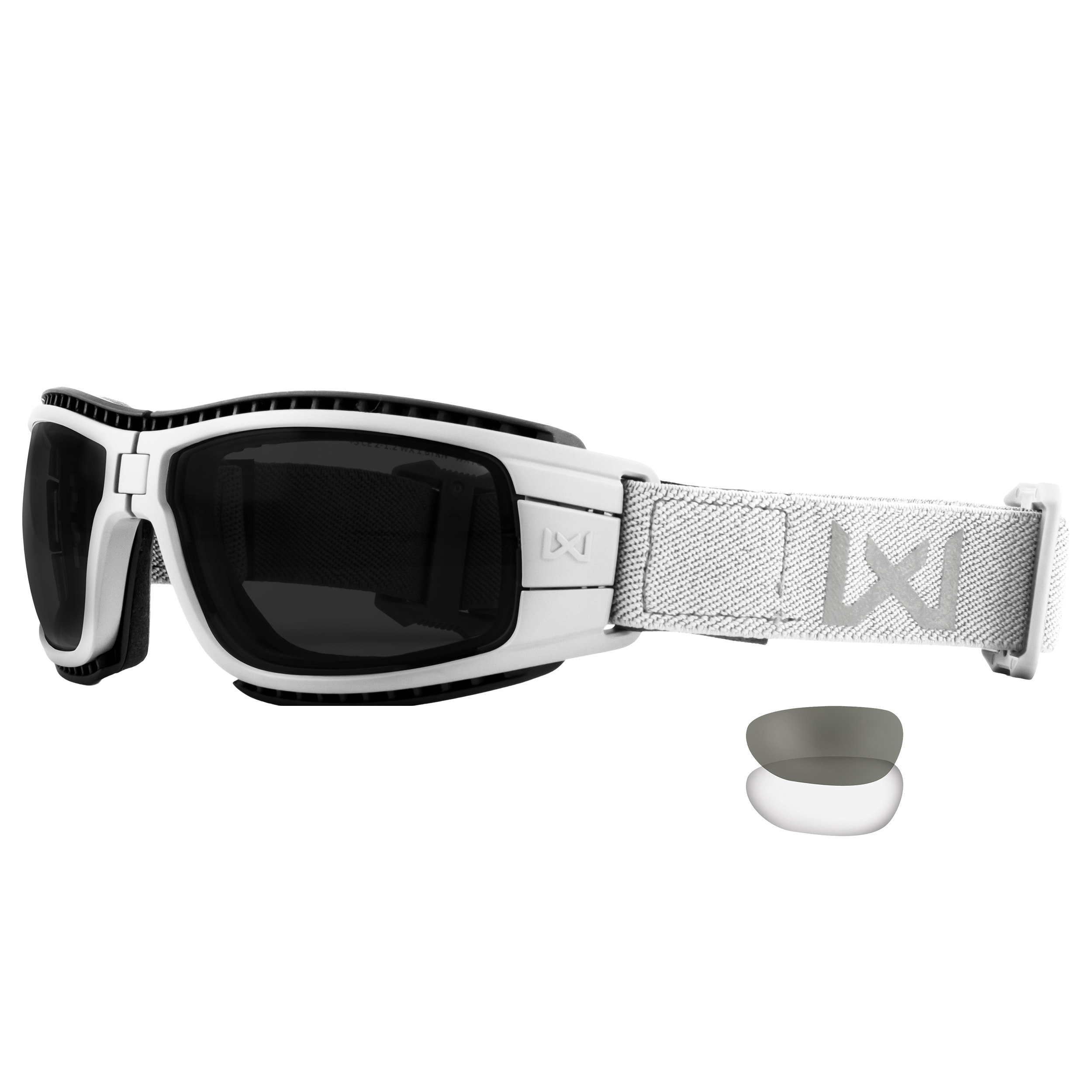 Occhiali tattici Wiley X Lynx Clear/Grey - Arctic White