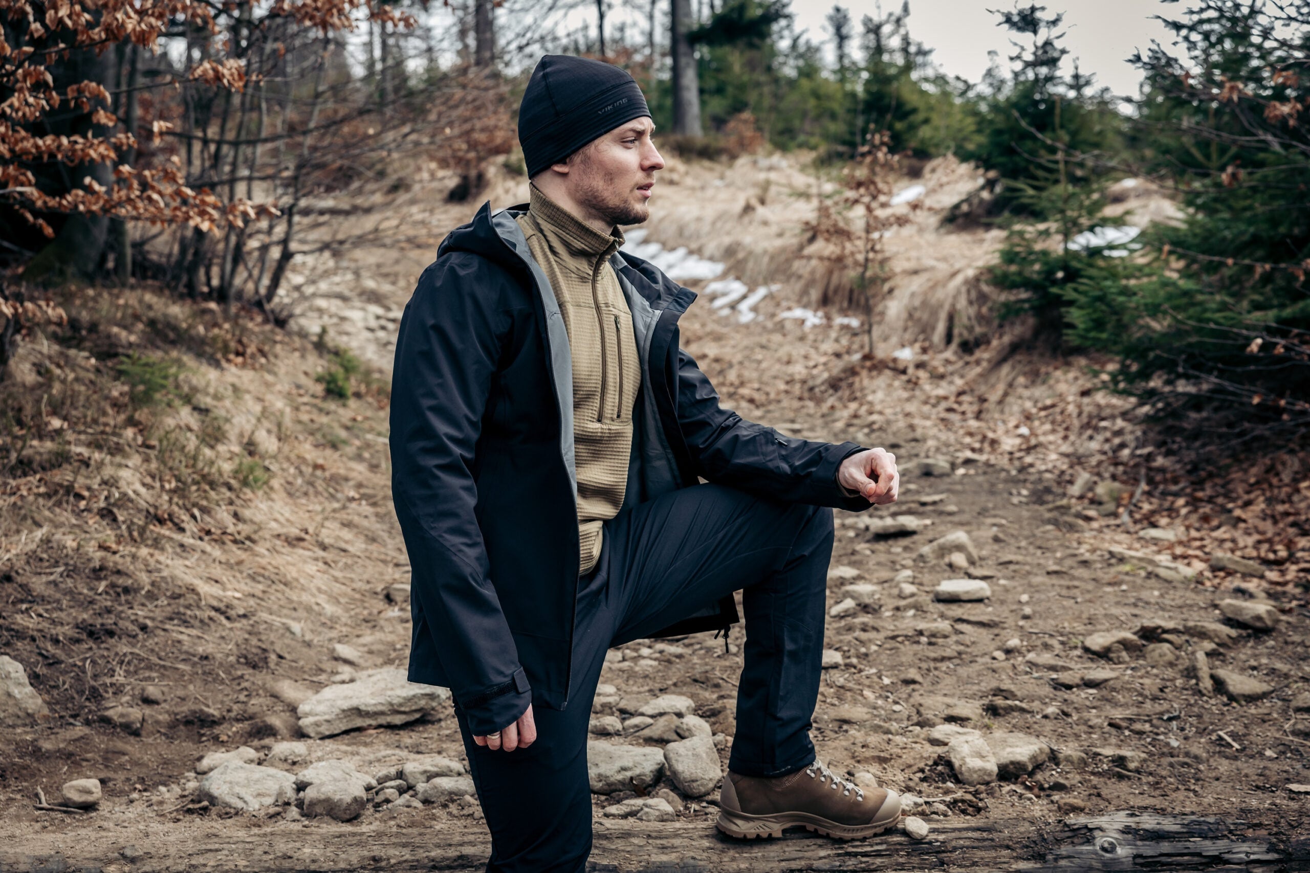 Pantaloni Viking Expander Warm - neri