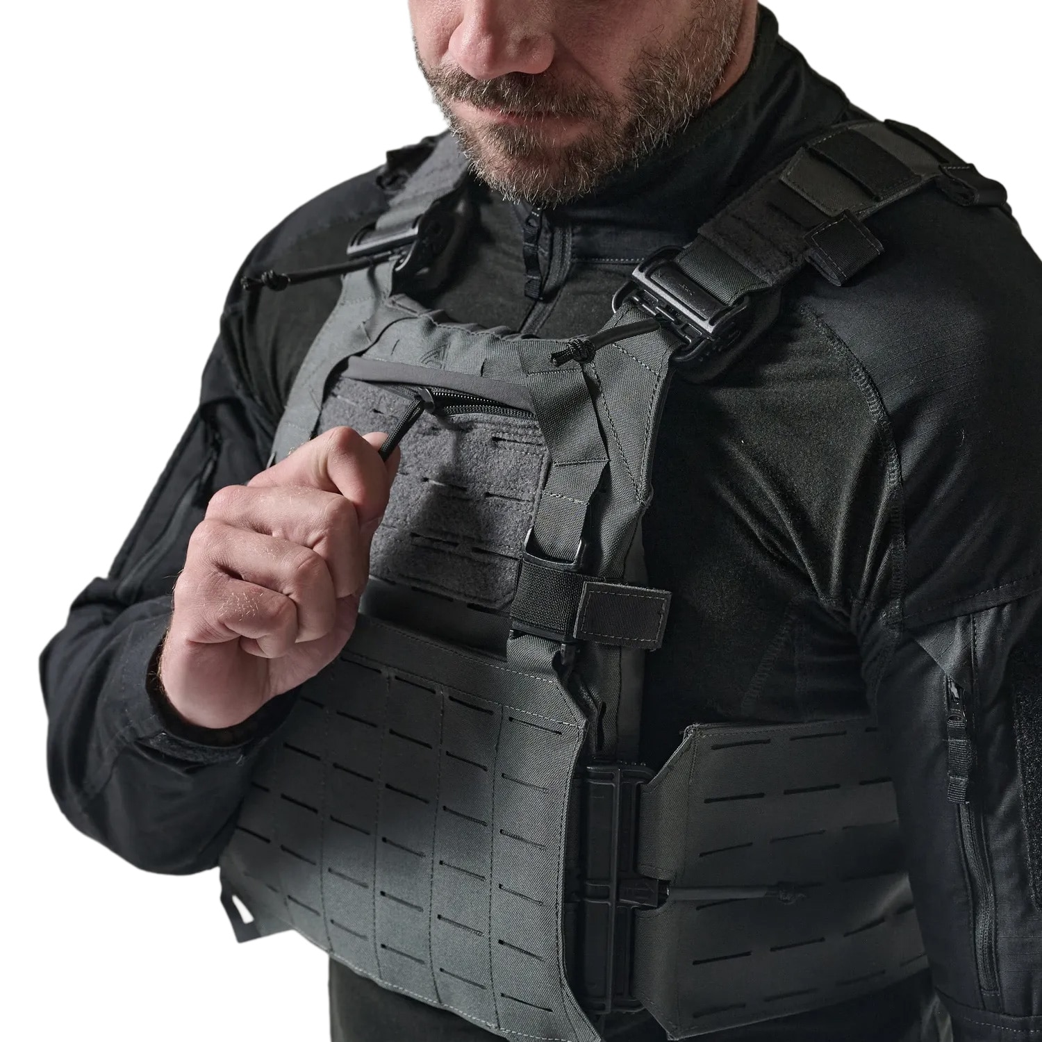 Portapiastre tattico Direct Action Spitfire QR Plate Carrier - Shadow Grey