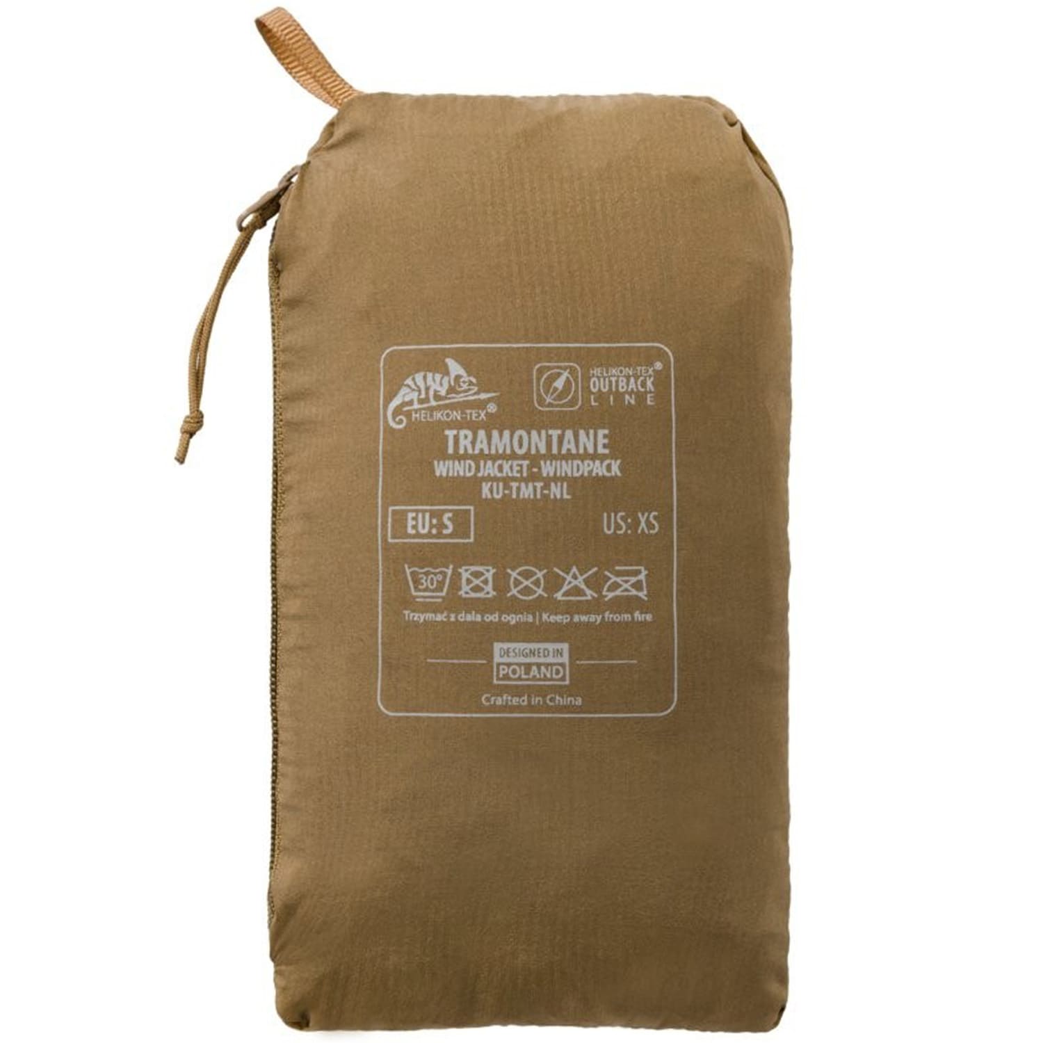 Giacca Helikon-Tex Tramontane WindPack - Coyote