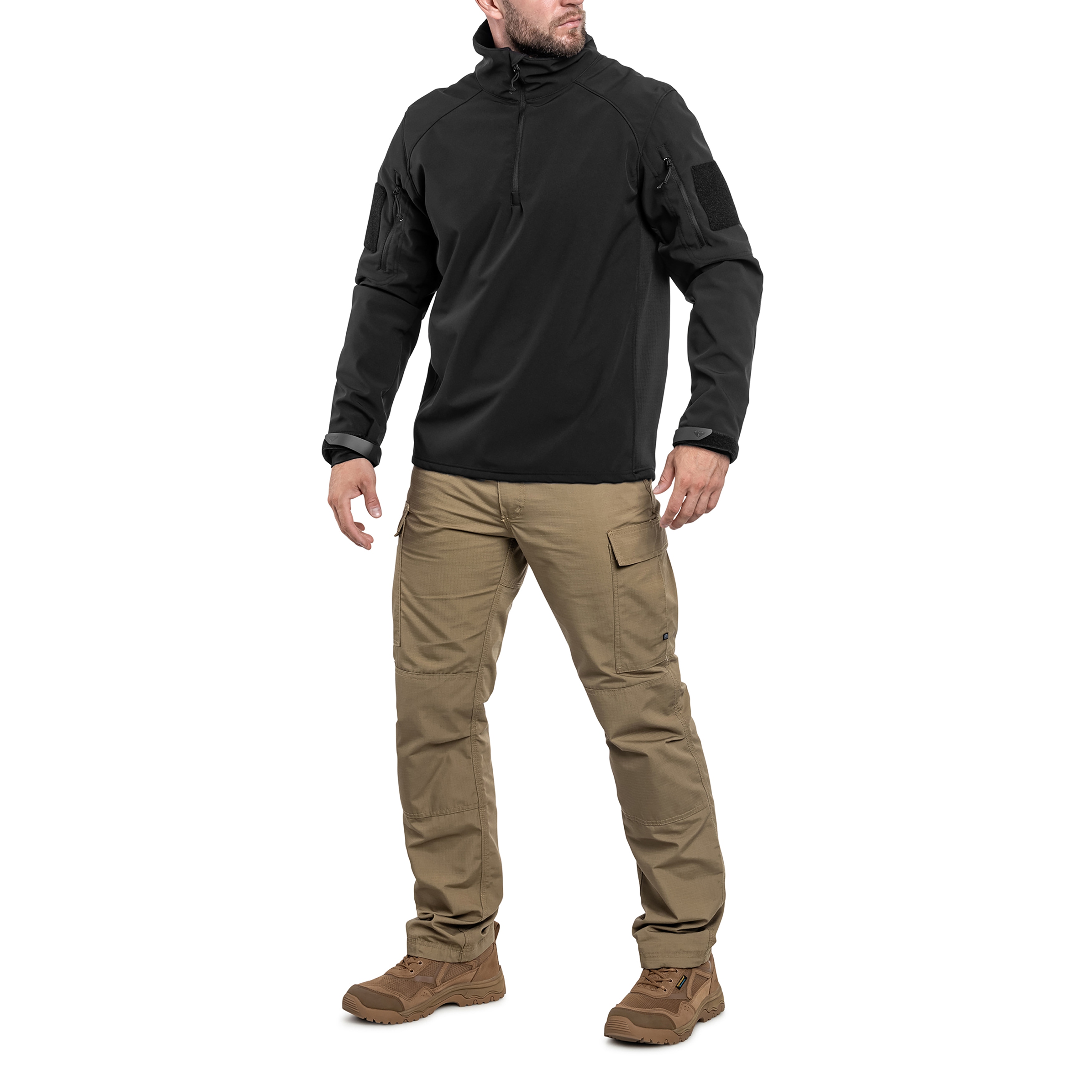 Giacca softshell S.T. Condor Patrol 1/4 Zip - Black