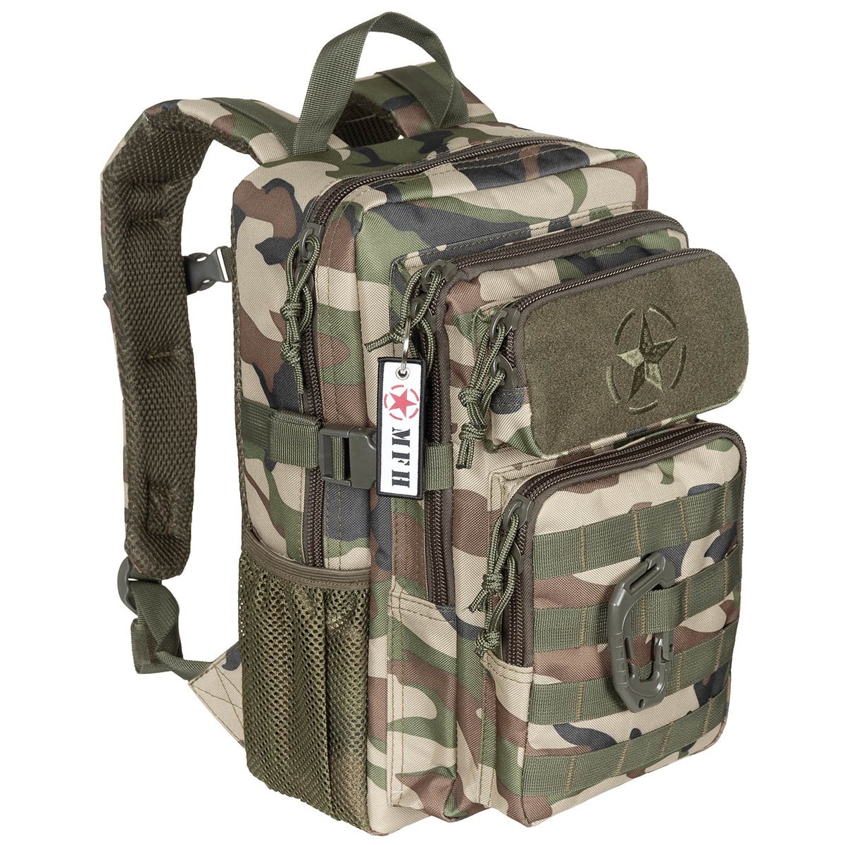 Zaino MFH US Assault Youngster 15 l - Woodland