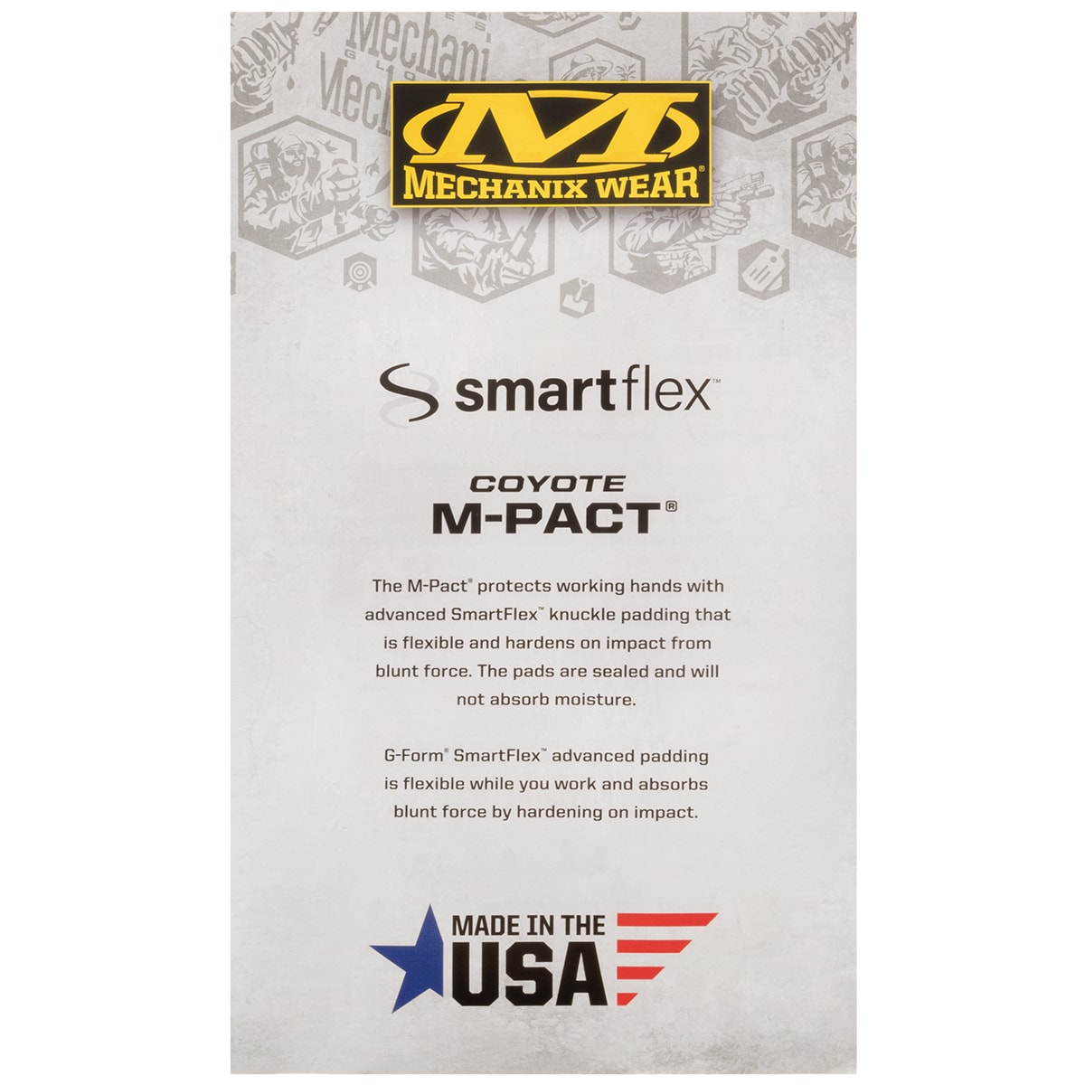 Guanti tattici Mechanix Wear M-Pact Partial Finger - Coyote