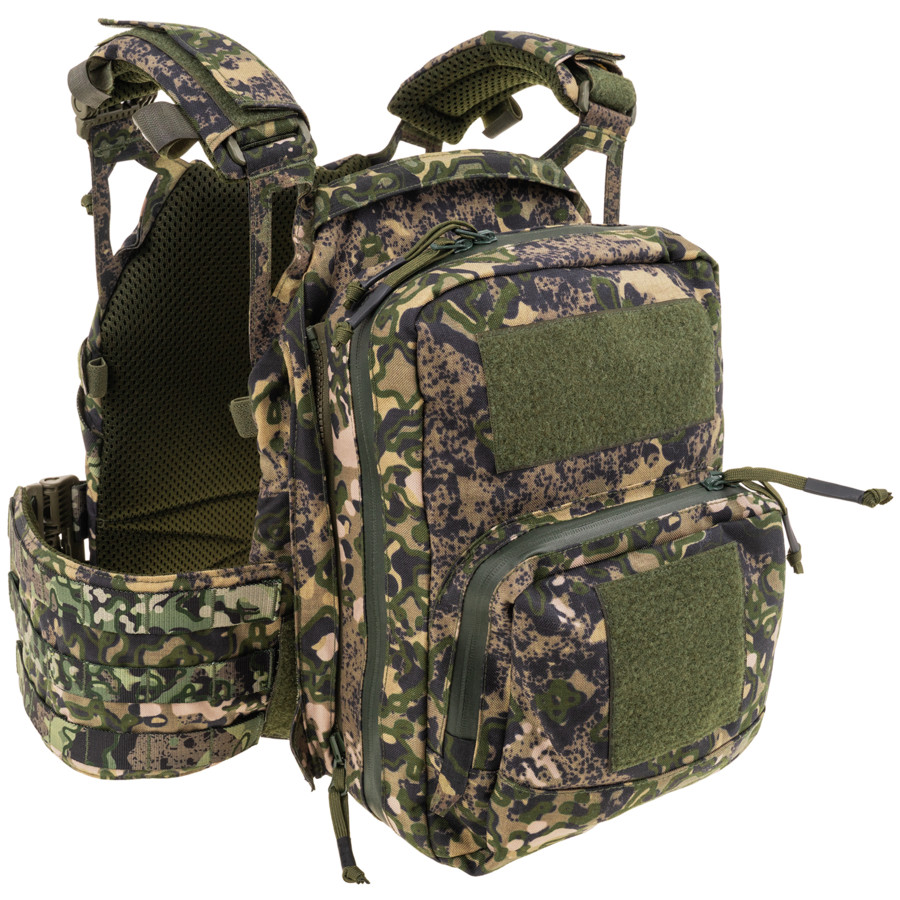 Gilet tattico Maskpol Plate Carrier con zaino Zip-On TMP-02 - MAPA