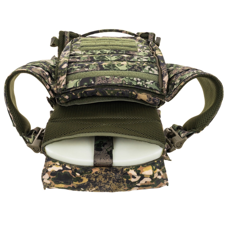 Gilet tattico Maskpol Plate Carrier con zaino Zip-On TMP-02 - MAPA