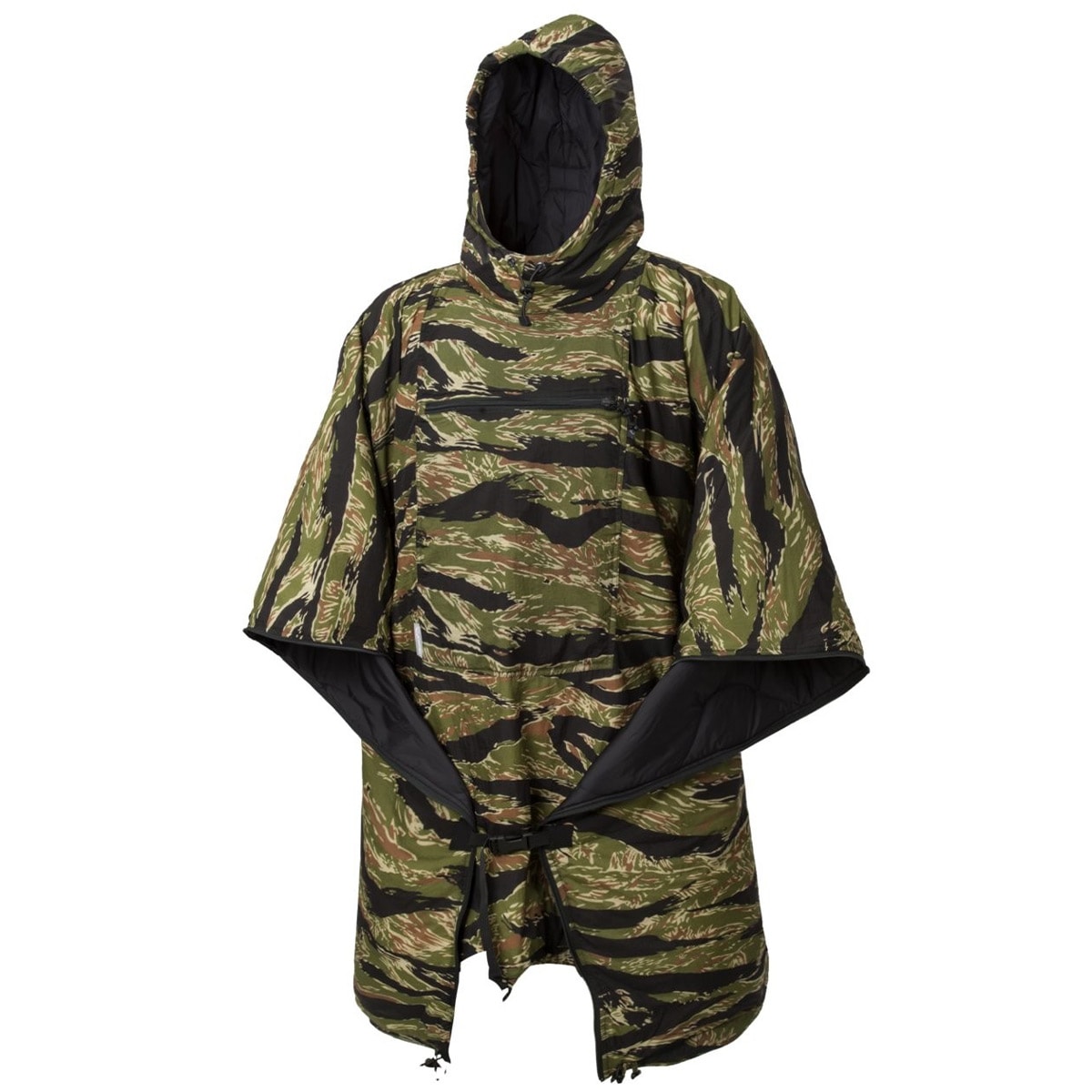 Poncho Helikon-Tex Swagman Roll Climashield Apex con funzione sacco a pelo - Tiger Stripe