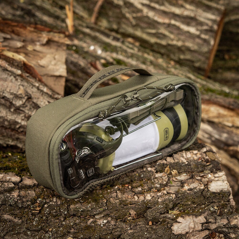 Organizer trasparente M-Tac Elite Medium - Ranger Green