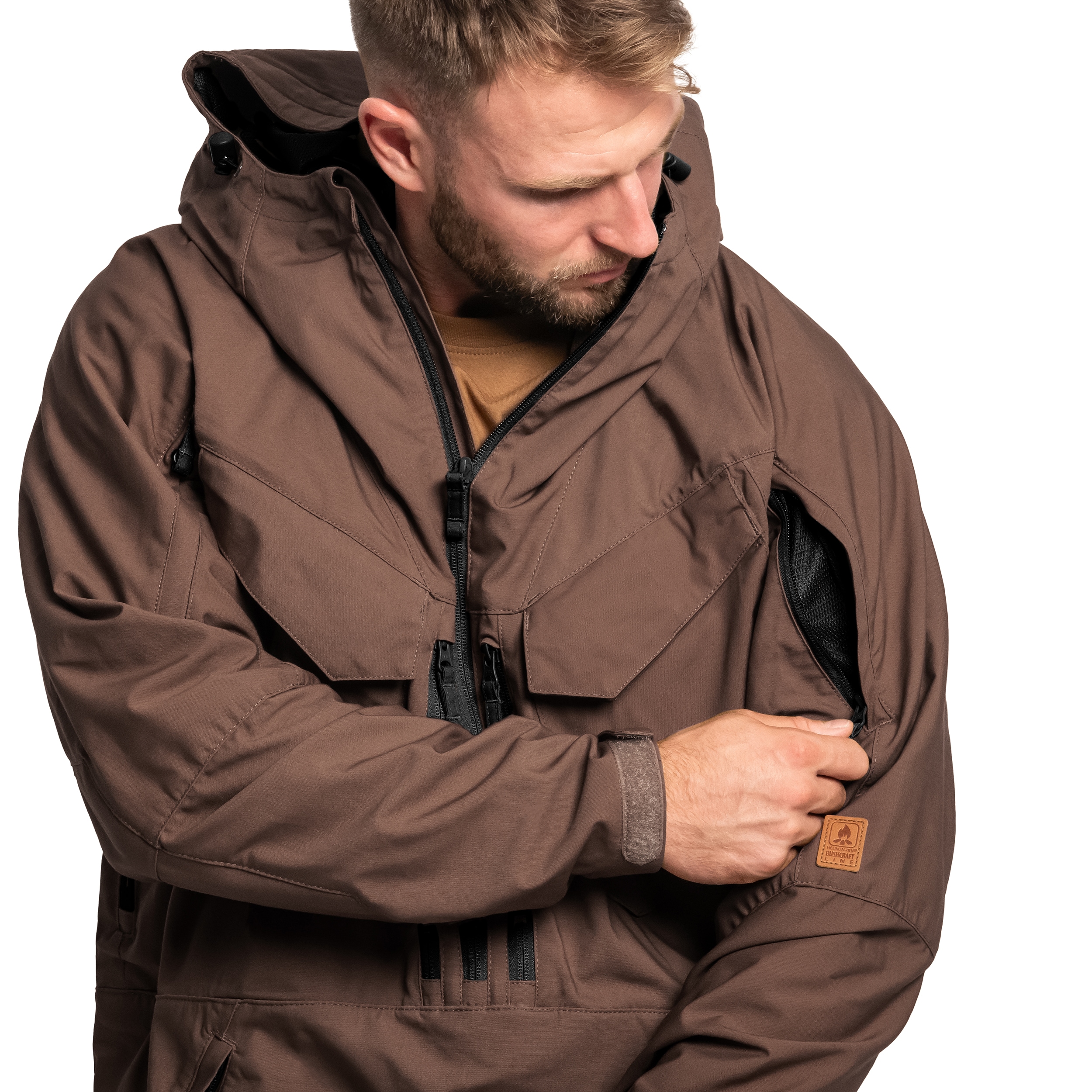 Giacca Helikon-Tex Pilgrim Anorak - Earth Brown/Black