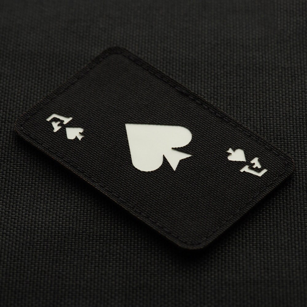 Patch fluorescente M-Tac Ace Of Spades Laser Cut - Black/GID
