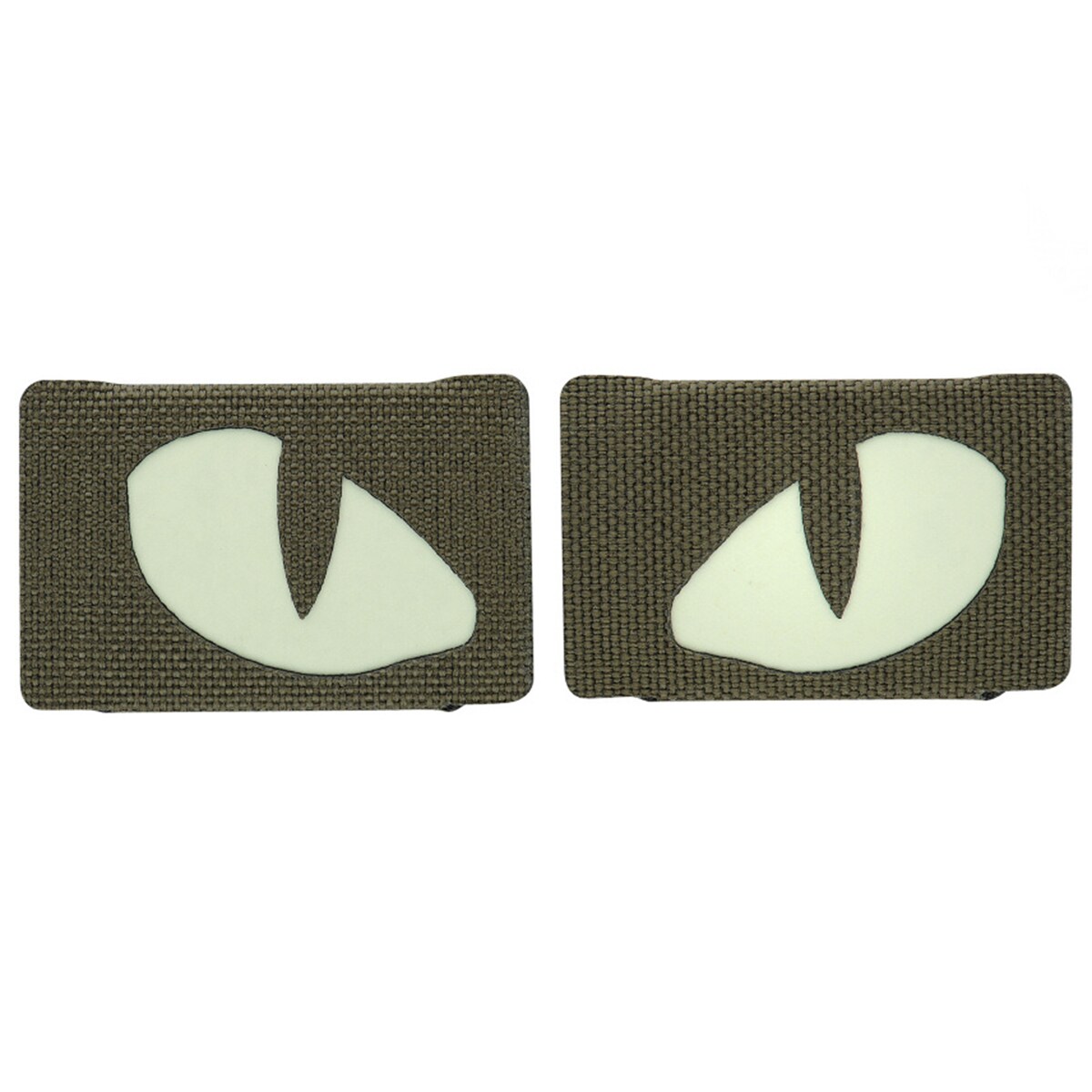 Patch M-Tac Tiger Eyes Laser Cut (coppia) - Ranger Green