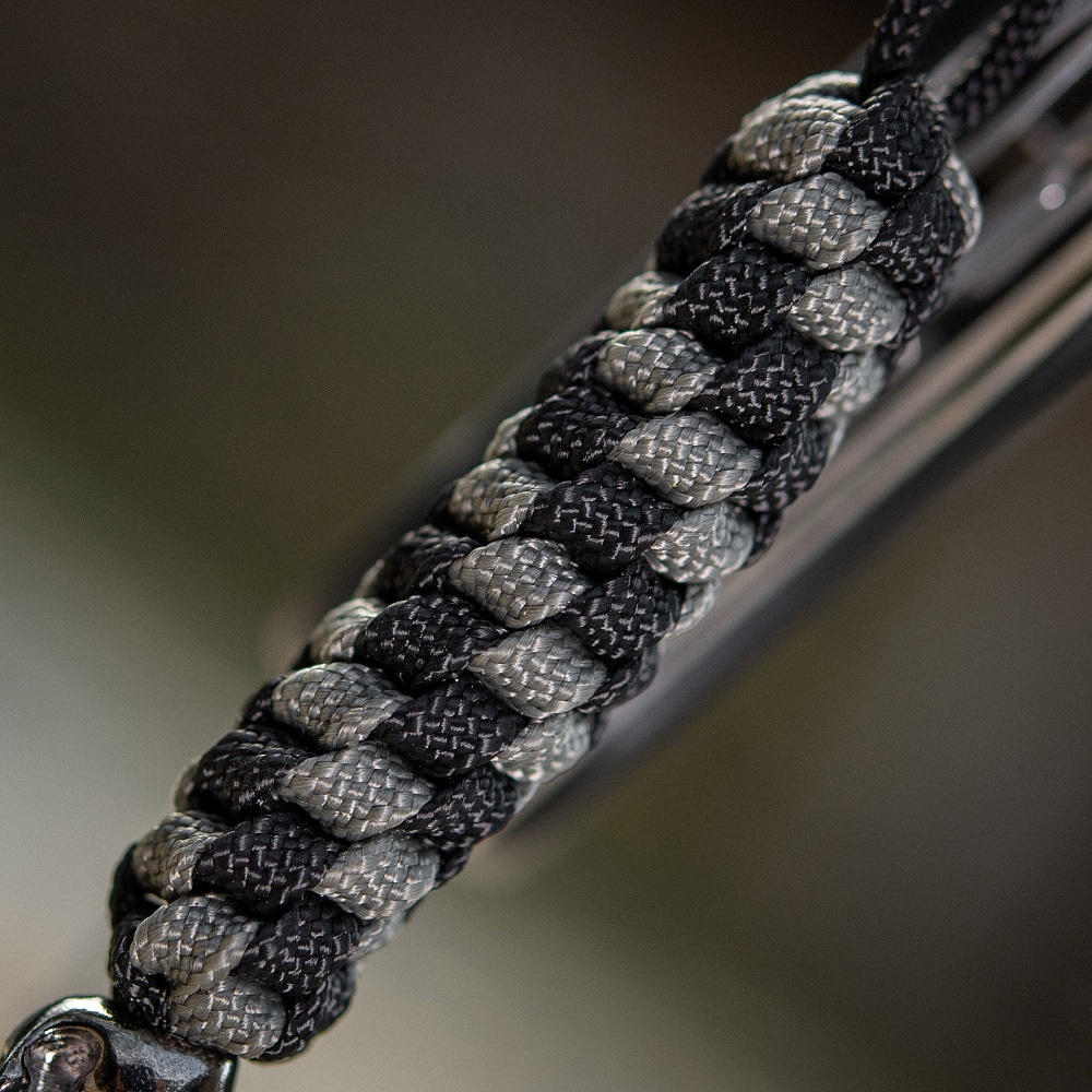 Portachiavi M-Tac Helix Skull - Black/Grey