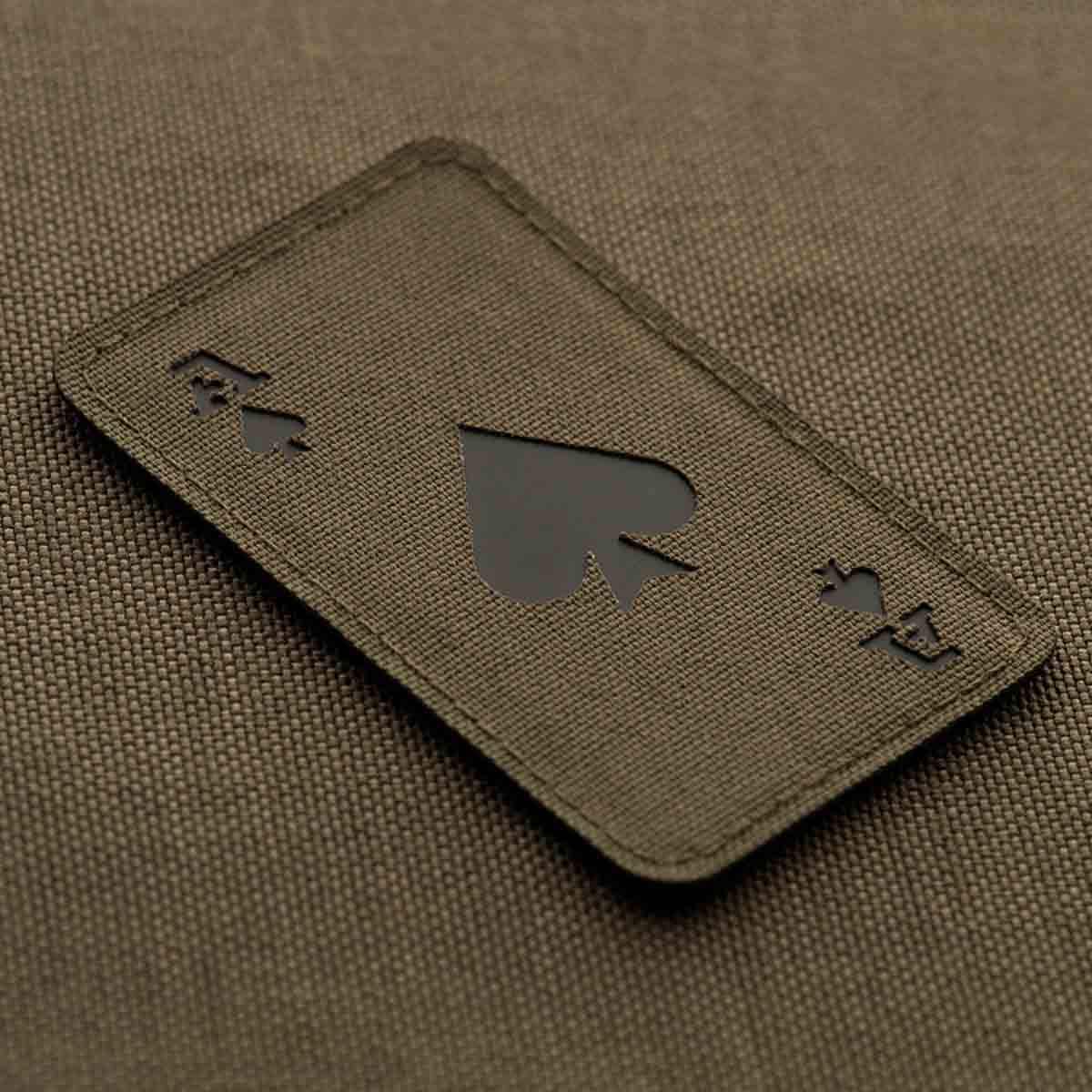 Patch M-Tac Ace Of Spades Laser Cut - Ranger Green/Black