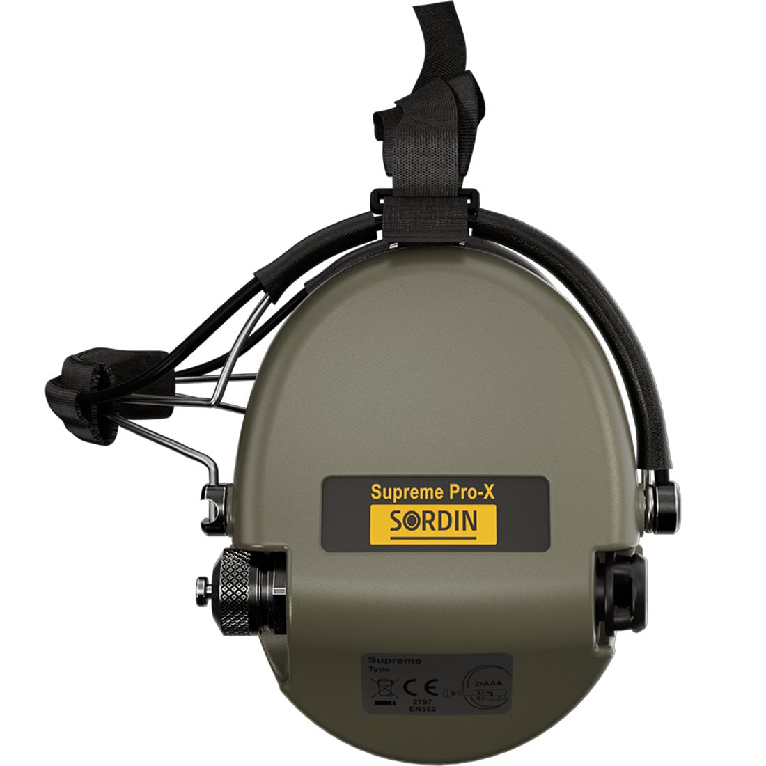 Cuffie antirumore attive Sordin Supreme Pro-X Neckband - Green