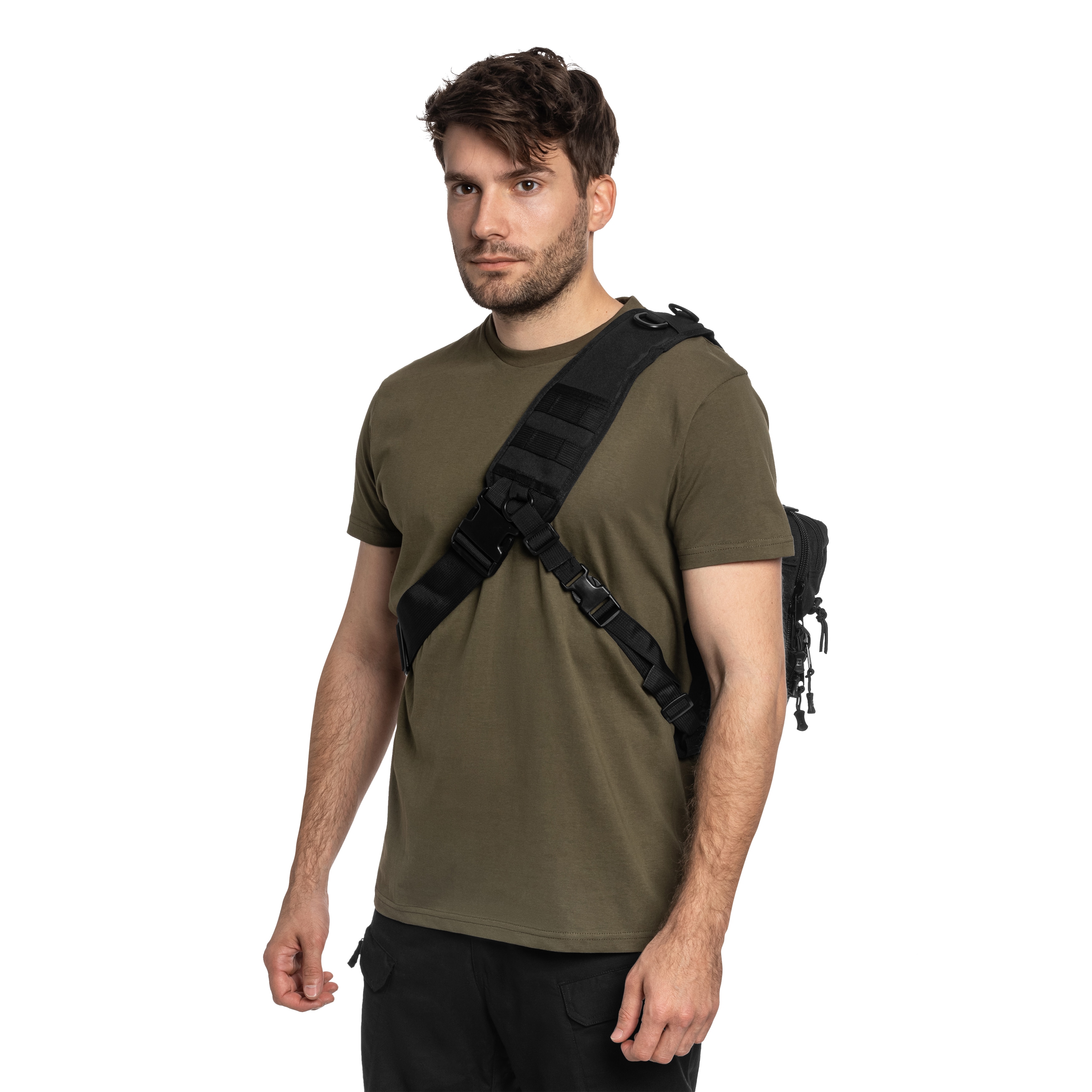 Borsa a tracolla Badger Outdoor Sling Tactical Large - Black