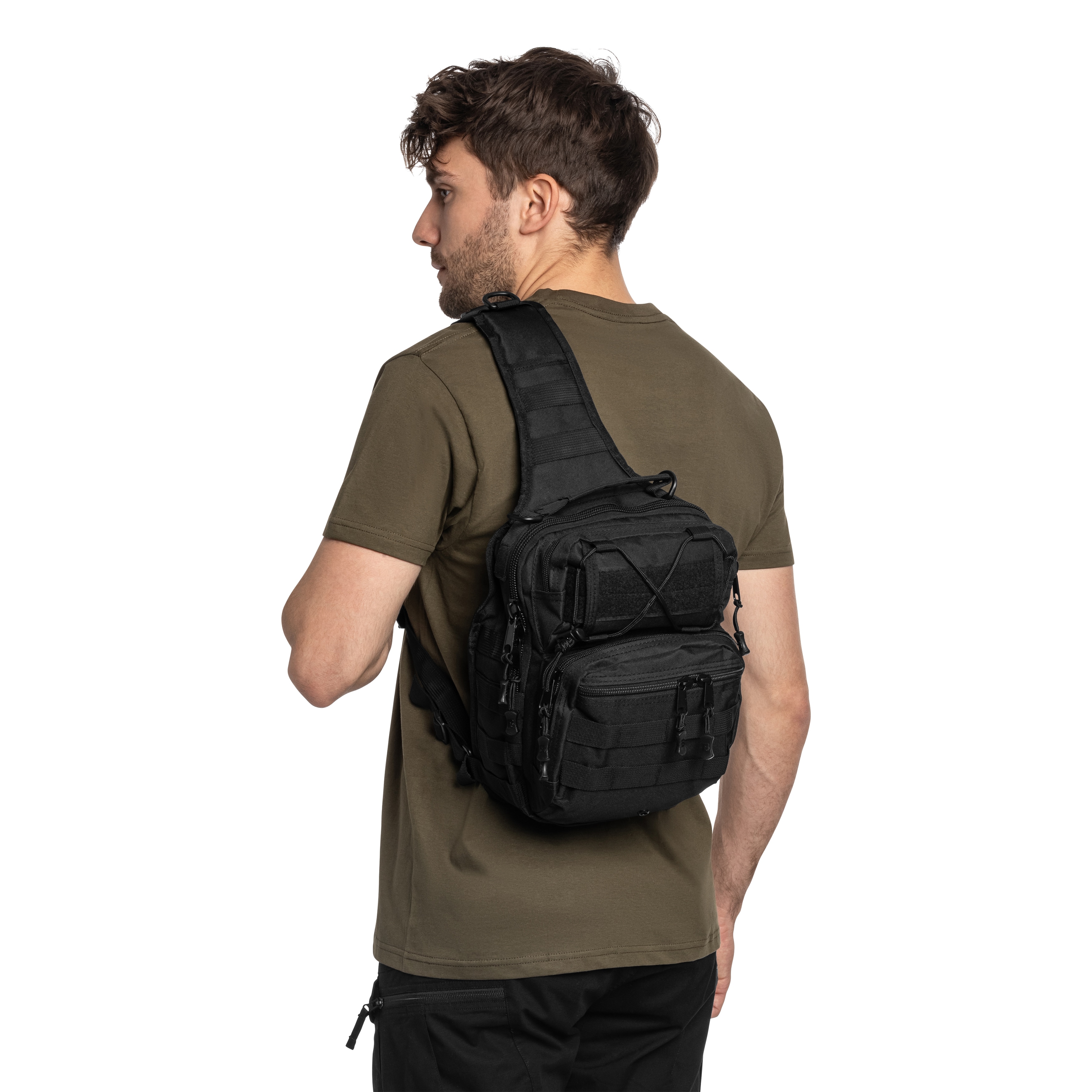 Borsa a tracolla Badger Outdoor Sling Tactical Large - Black