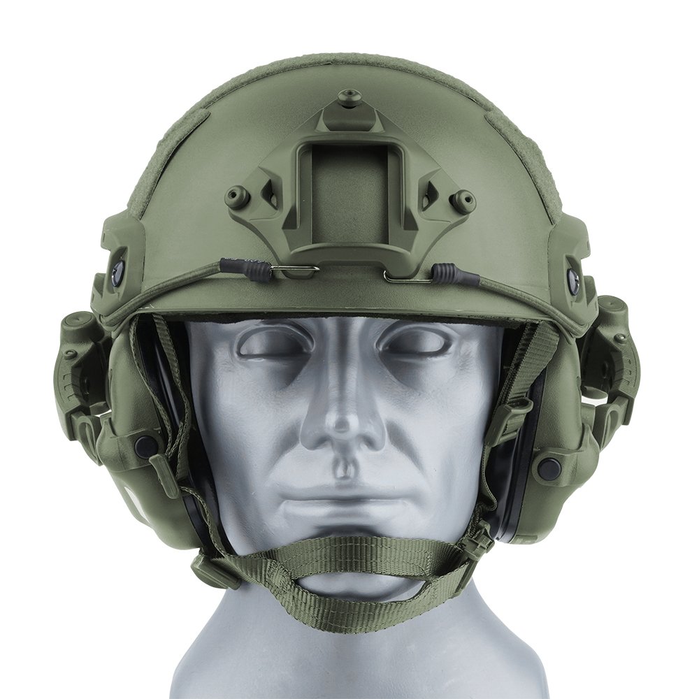 Cuffie antirumore attive Earmor M31X Mark 3 per caschi - foliage green