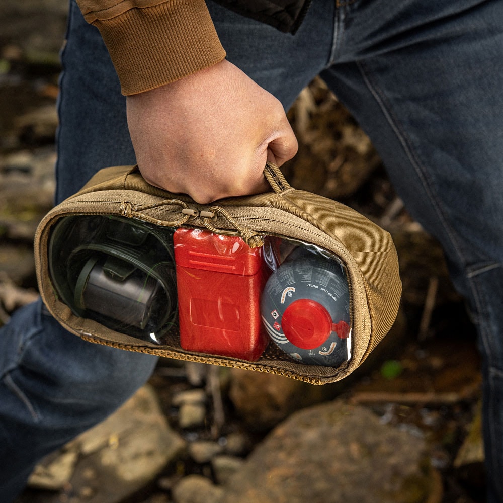 Organizer M-Tac Elite trasparente Medium - Coyote