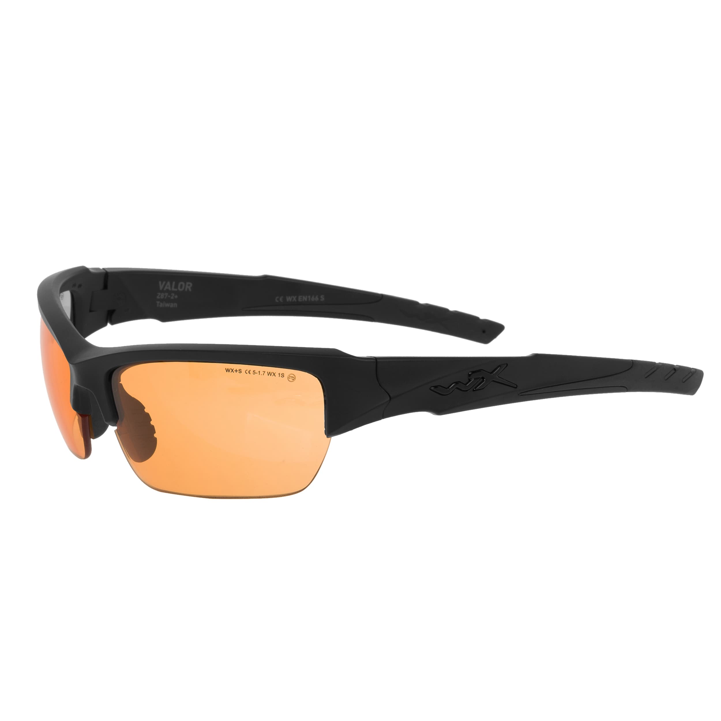 Occhiali tattici Wiley X Valor 2.5 Set 3in1 - Matte Black
