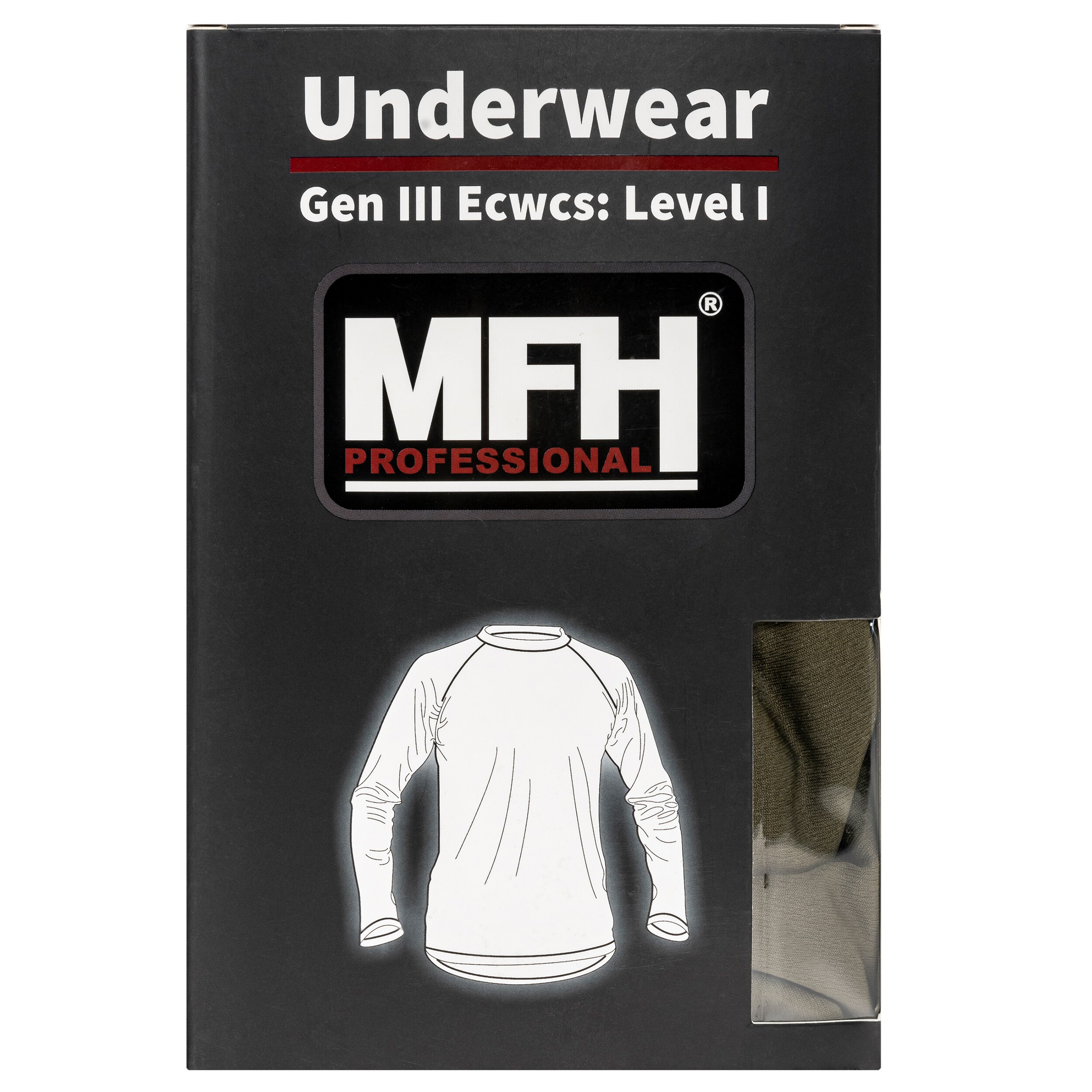 Maglietta termica MFH US Level I GEN III - Olive