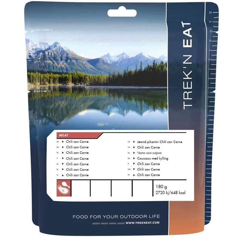 Pasto liofilizzato Trek'n Eat Chili con Carne 180 g/648 kcal