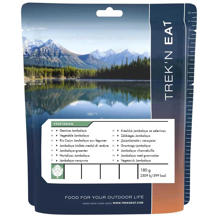 Pasto liofilizzato Trek'n Eat jambalaya di verdure 180 g/599 kcal