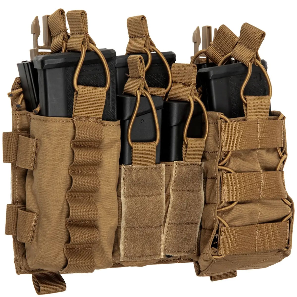 Pannello con tasche porta caricatori Primar Gear Inta per gilet tattici - Coyote Brown