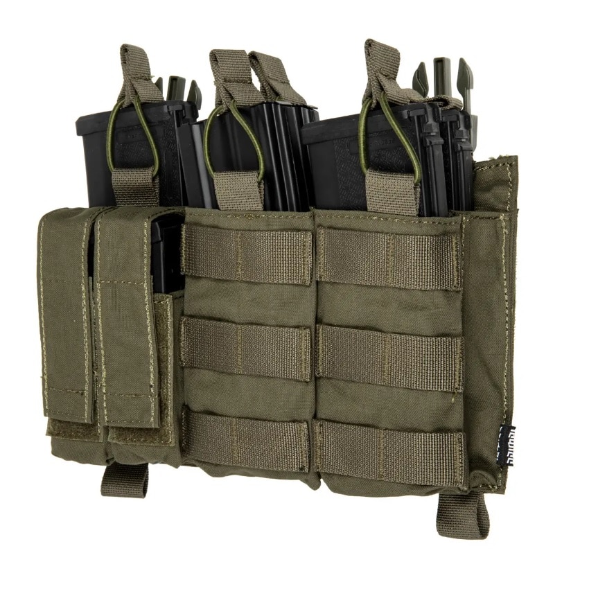 Pannello con tasche portacaricatori Primar Gear Zyloz per gilet tattici - Ranger Green