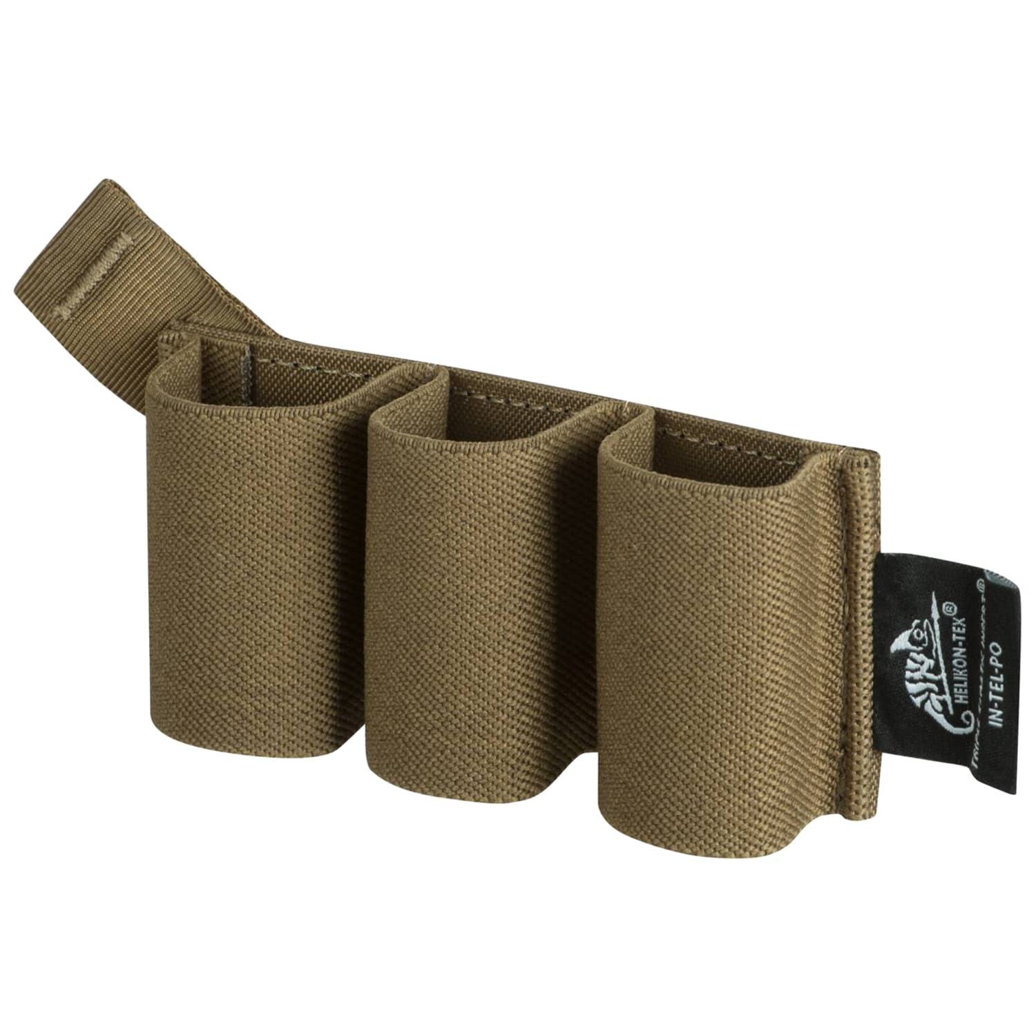 Inserto Elastico Triplo Helikon-Tex per Caricatori Compatti - Coyote