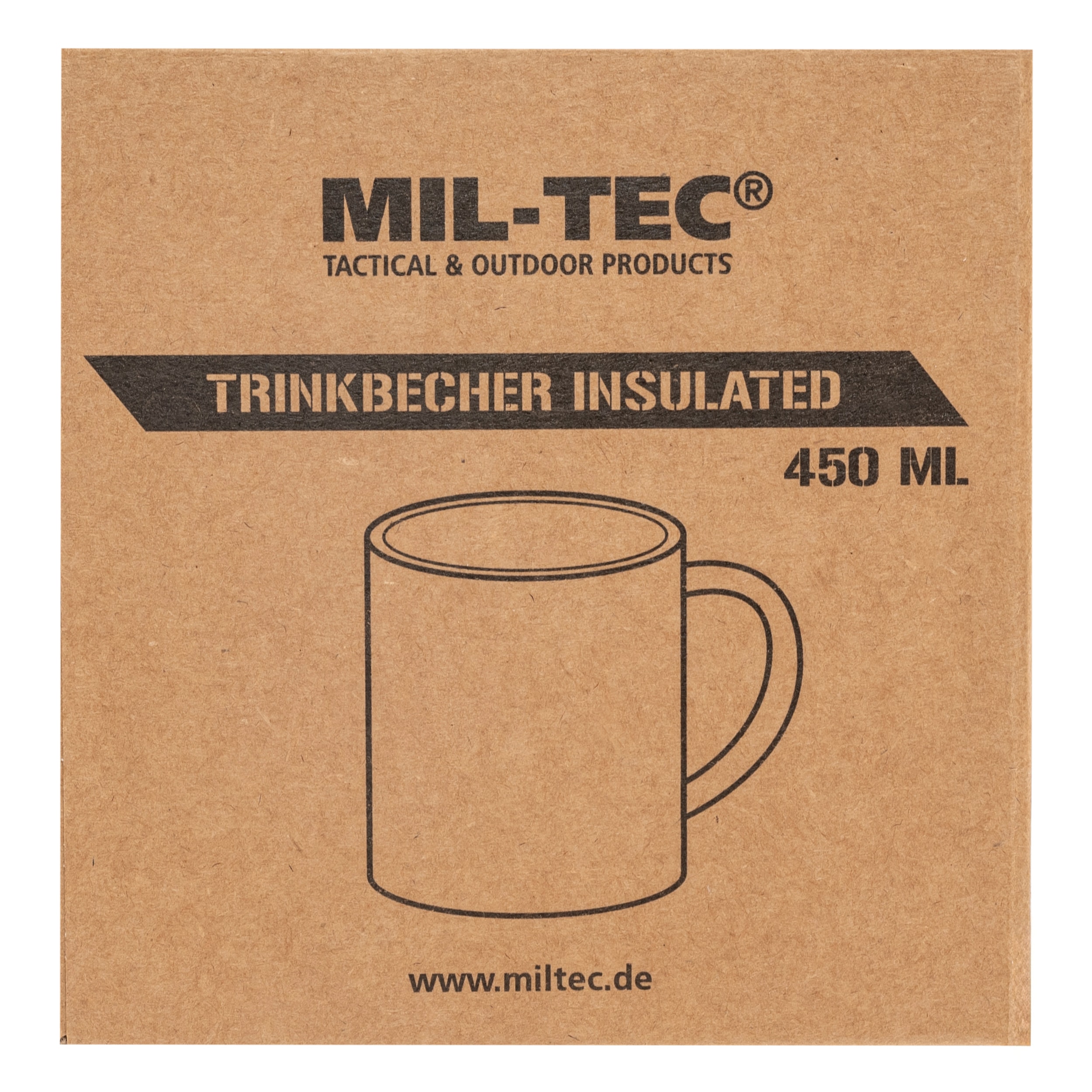 Tazza termica Mil-Tec 450 ml - Olive