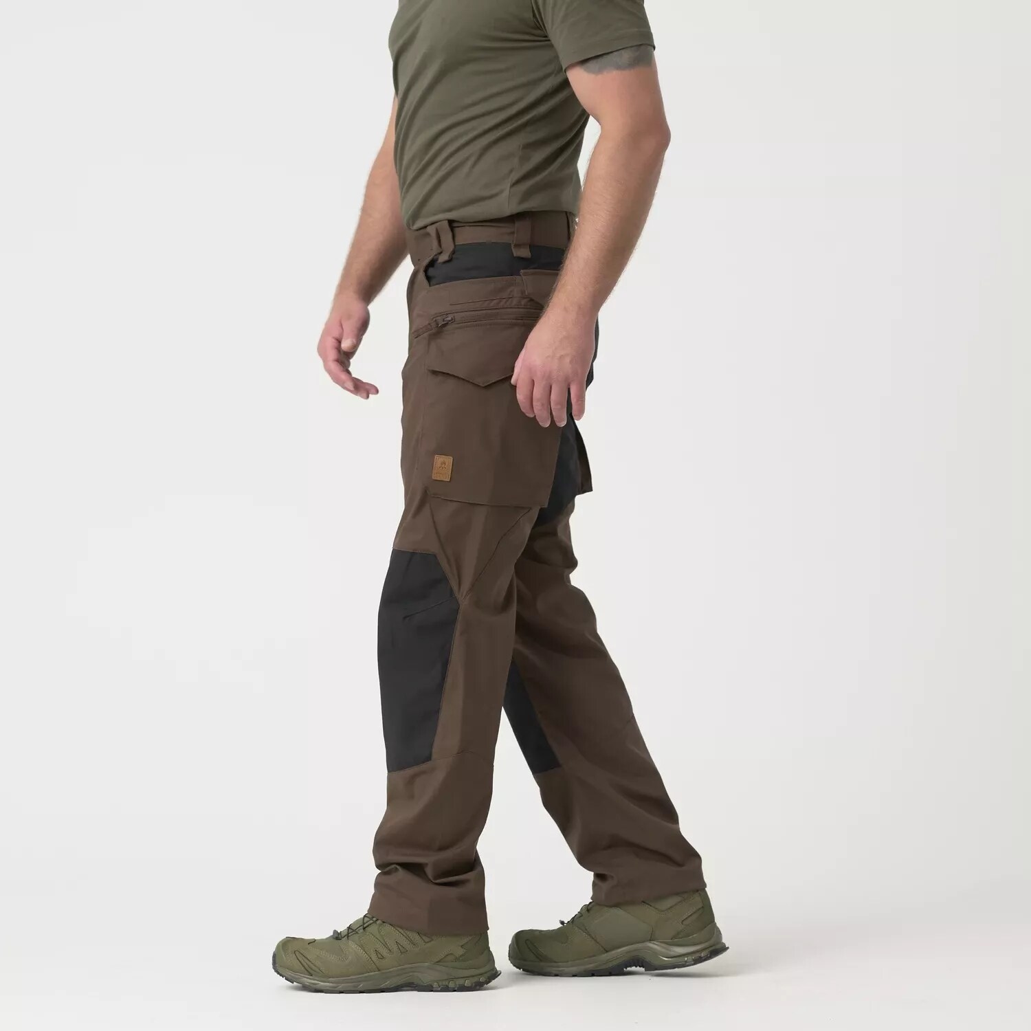 Pantaloni Helikon-Tex Pilgrim - Brown Earth/Black
