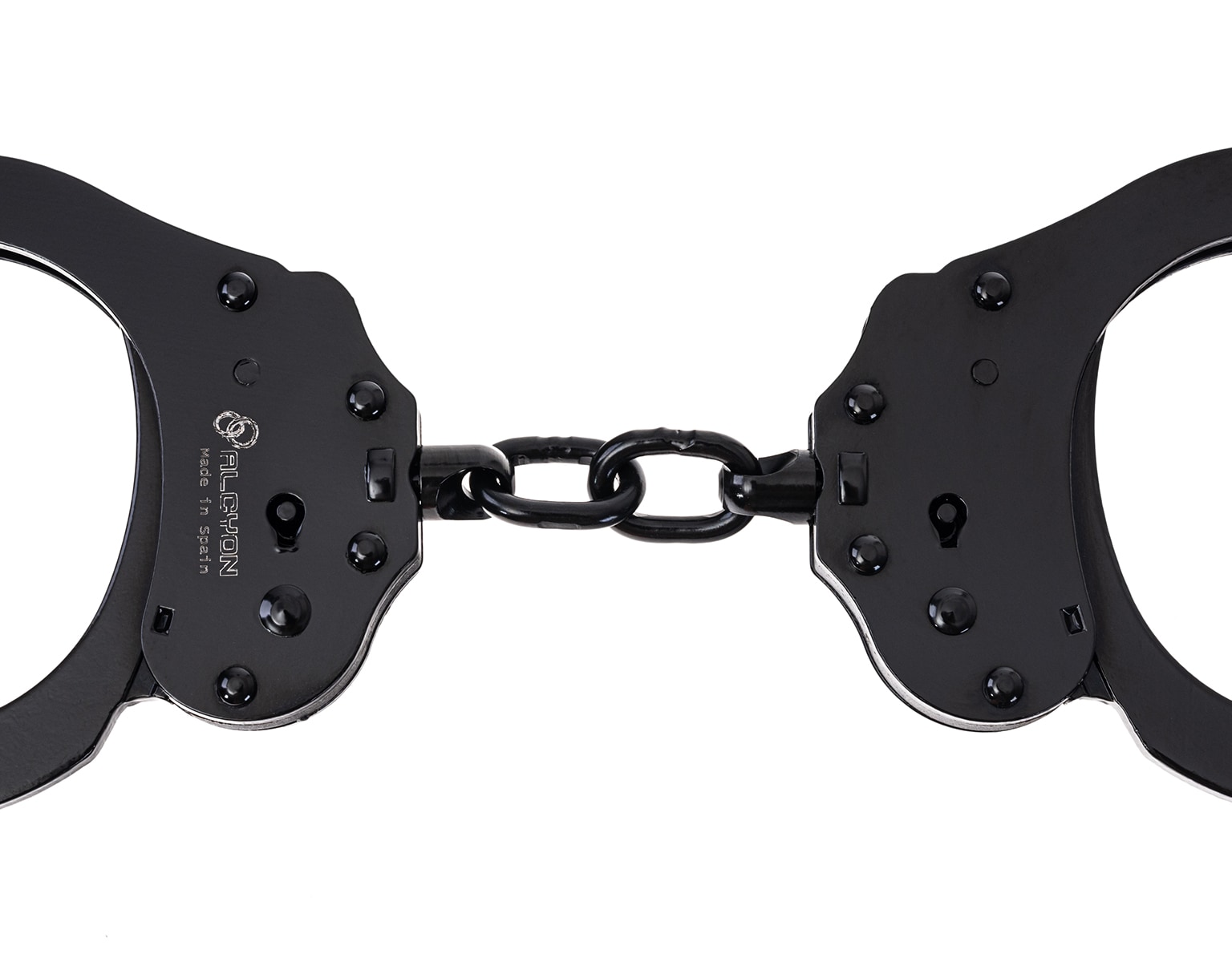 Manette a catena Alcyon Chain steel nere