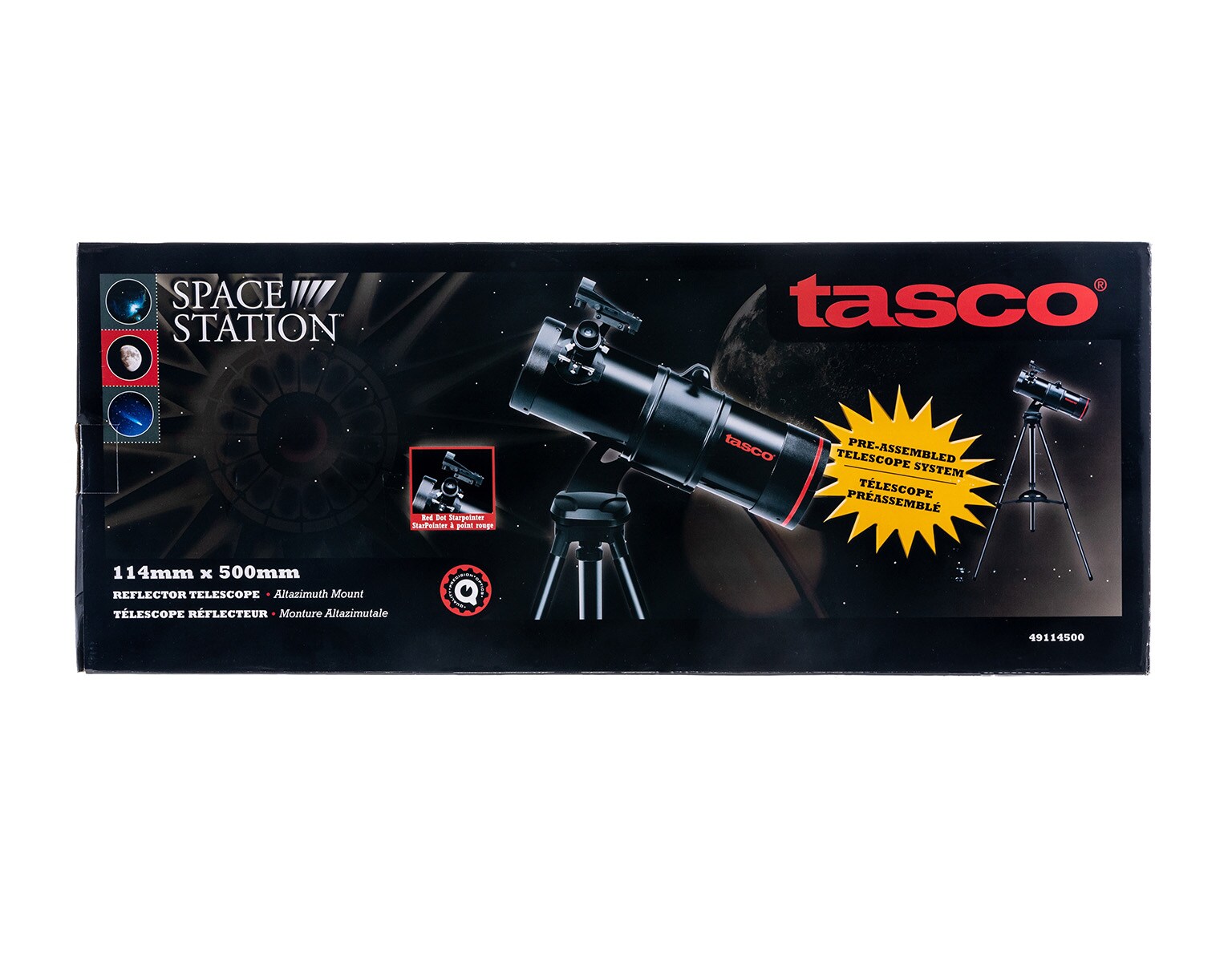 Telescopio Tasco Spacestation 114x500