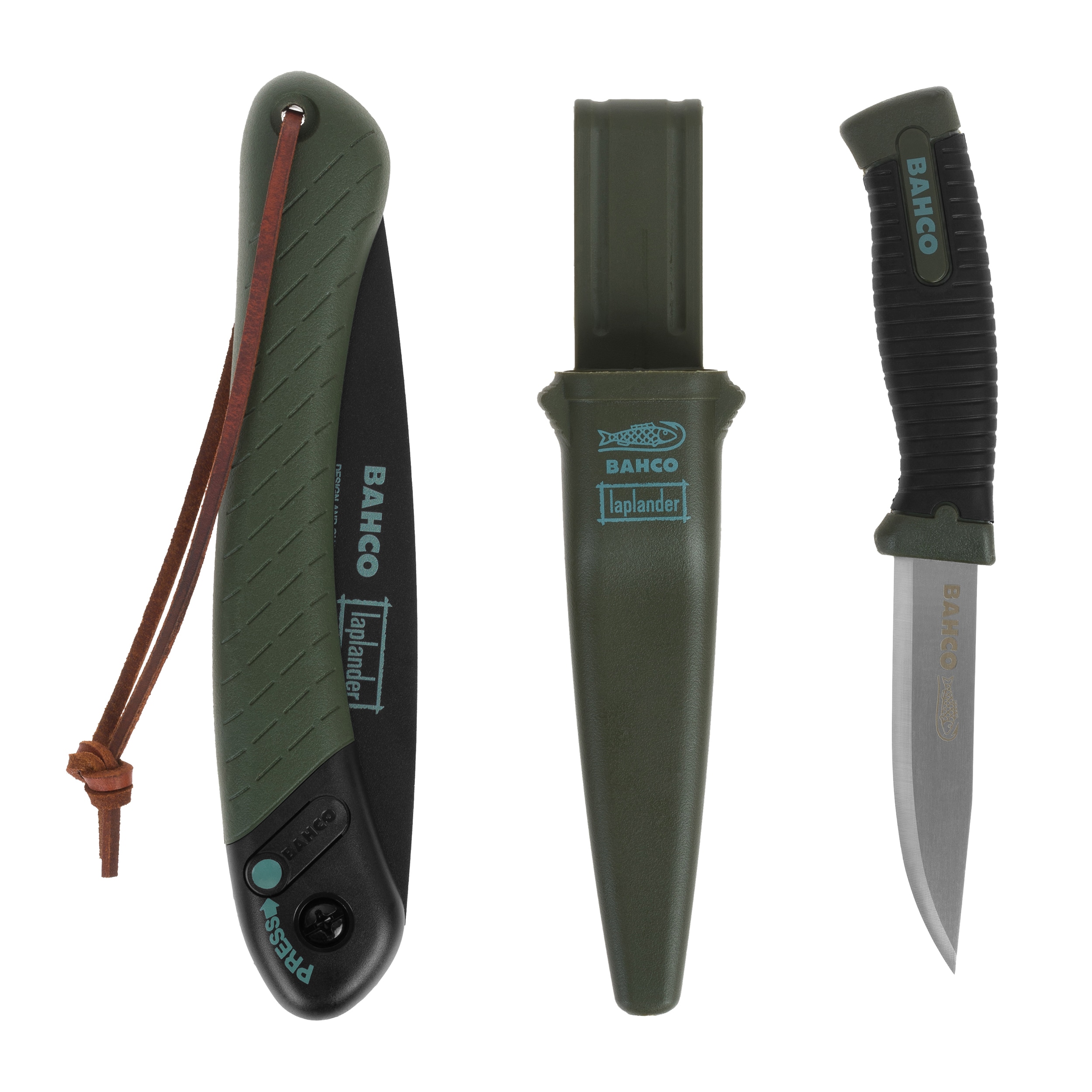Coltello e seghetto Bahco Laplander