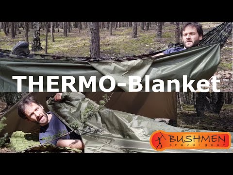 Coperta termica Bushmen Thermo Blanket - Olive