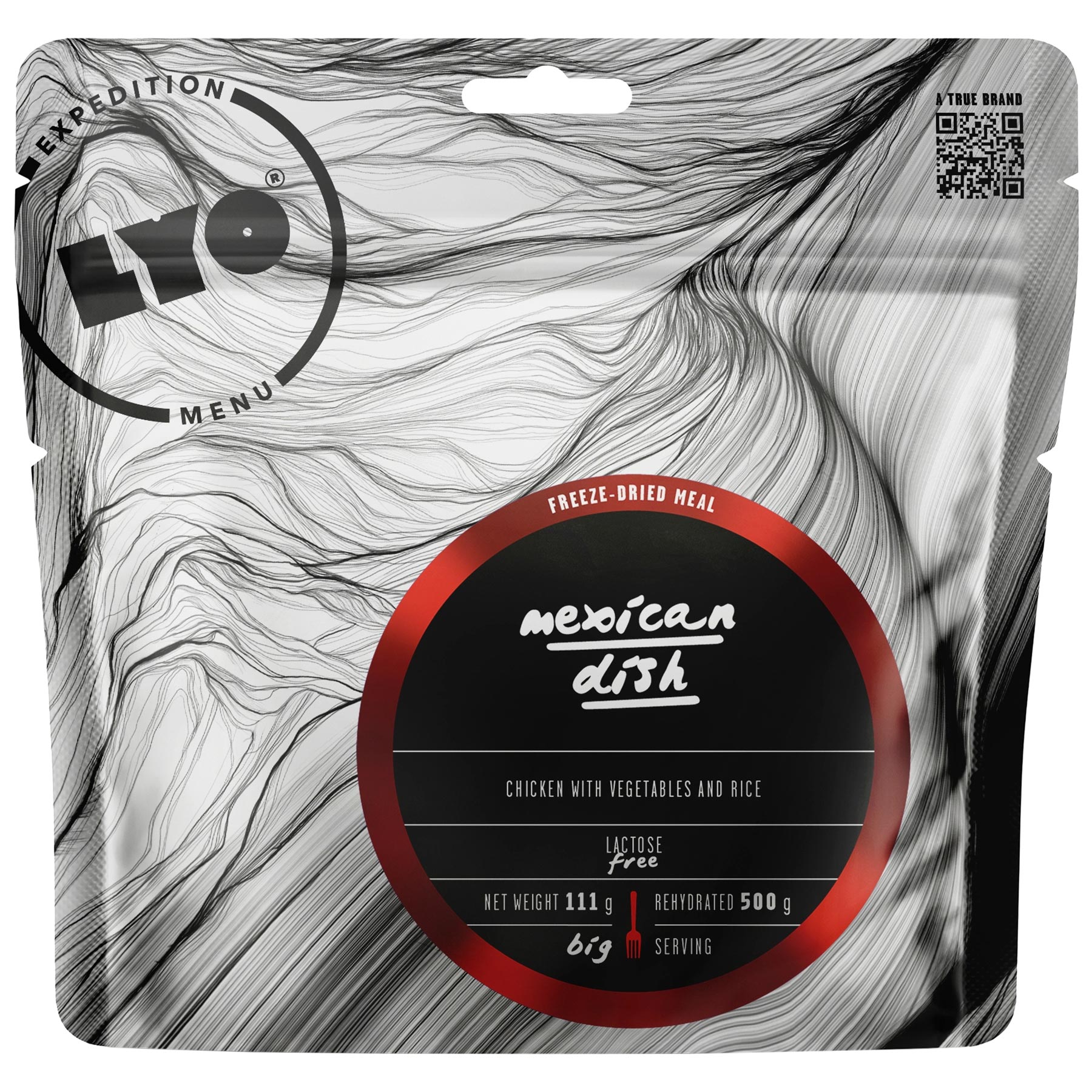 Pasto messicano liofilizzato LYOFOOD 111 g/431 kcal