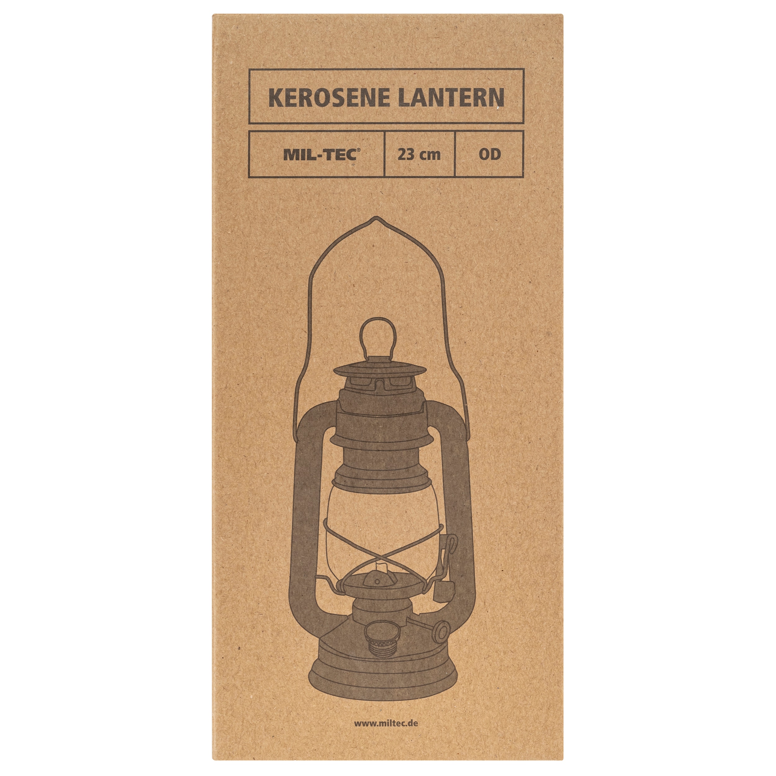 Lampada a petrolio Mil-Tec 23 cm - Olive