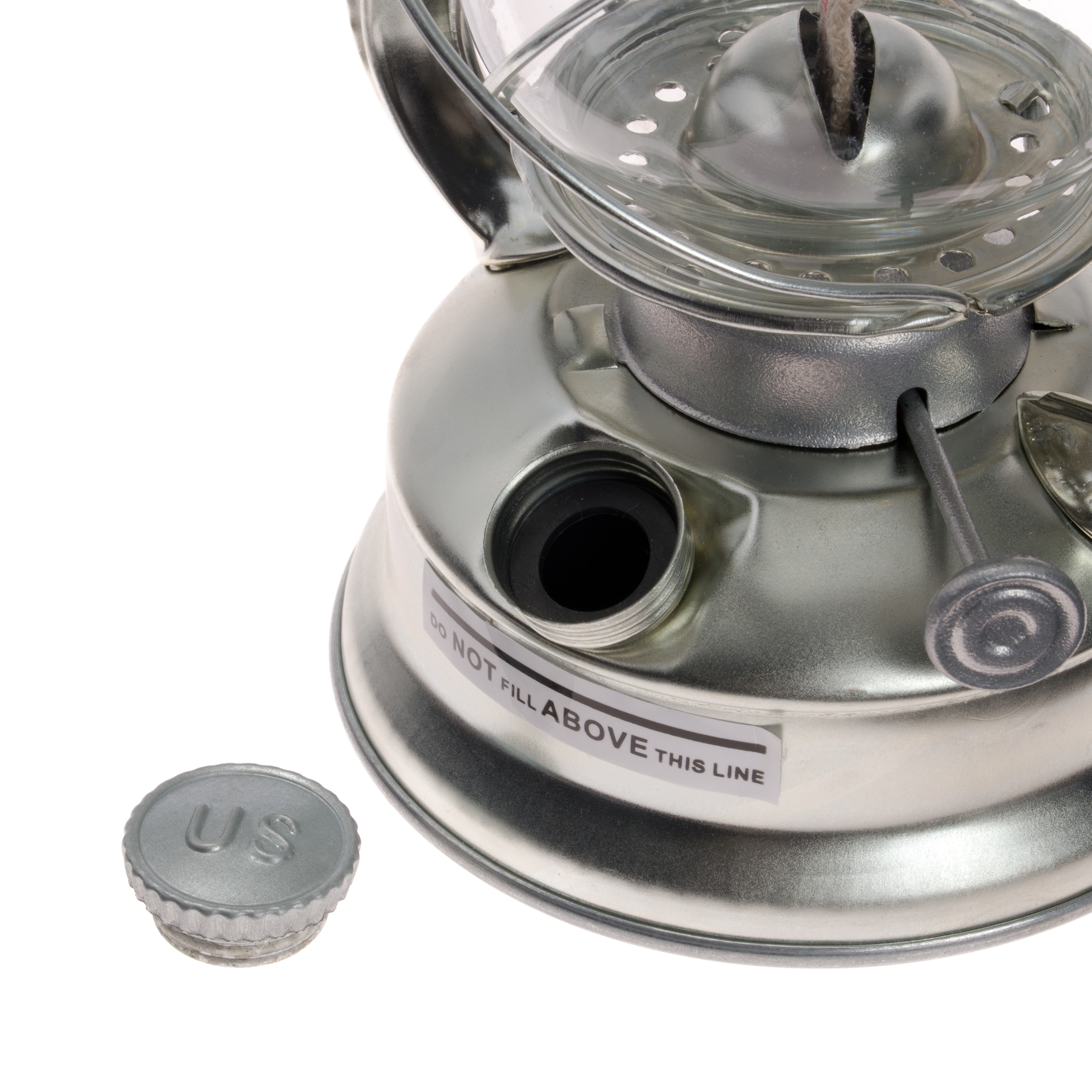Lampada a petrolio Mil-Tec 23 cm - Silver