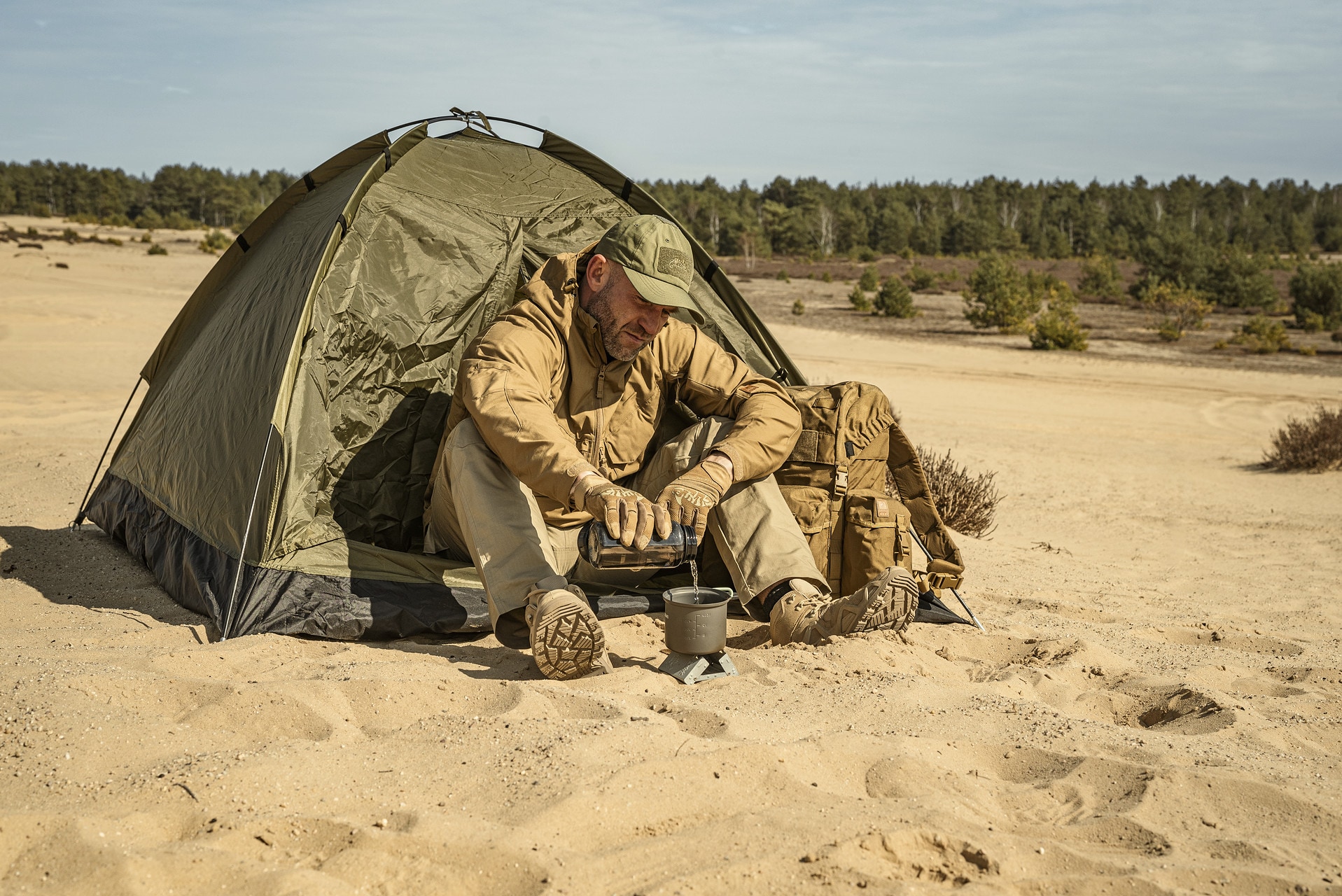 Tenda Mil-Tec Iglu Super per 2 persone - Olive