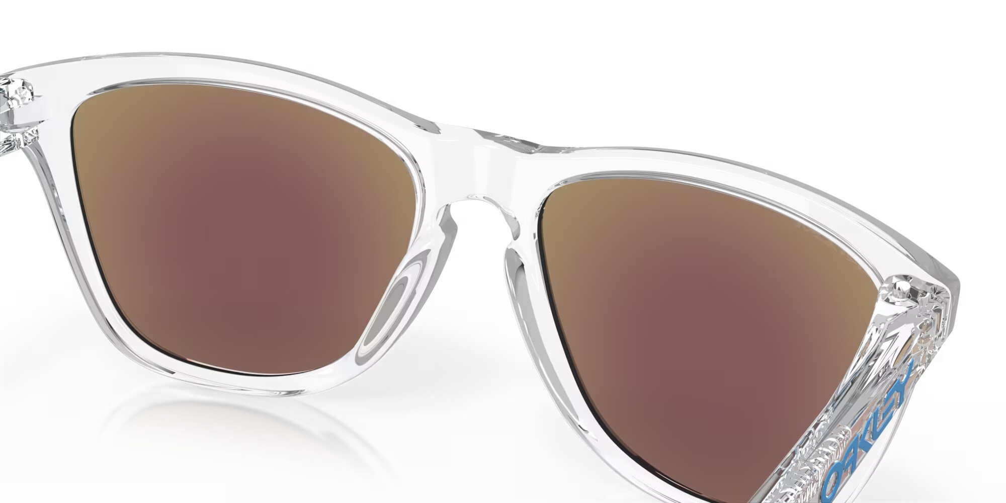 Occhiali da sole Oakley Frogskins Crystal Clear Prizm Sapphire